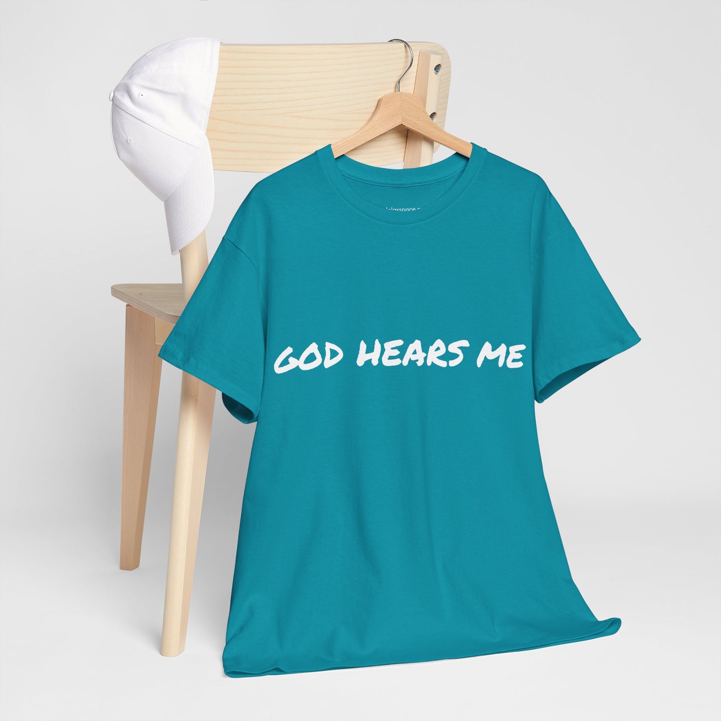 God Hears Me Unisex Heavy Cotton Tee