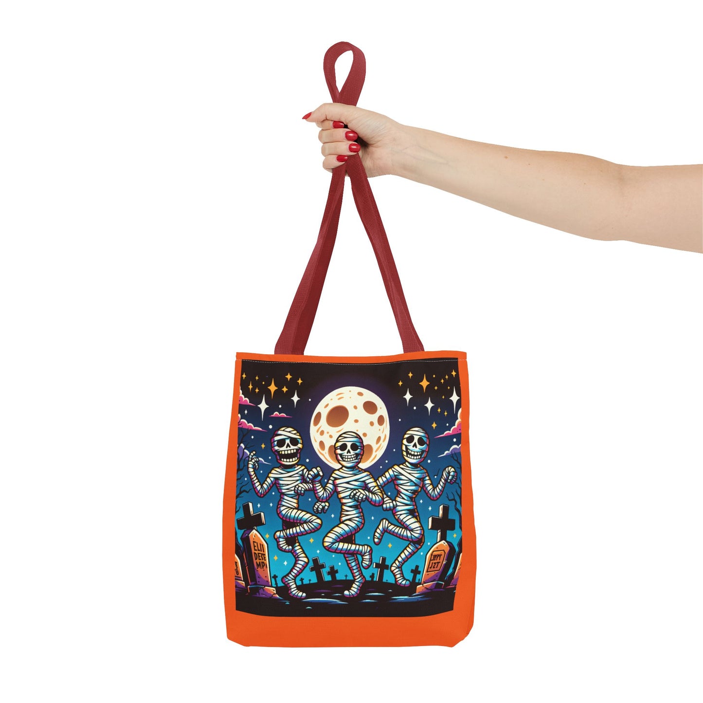 Halloween Dancing Mummies Tote Bag