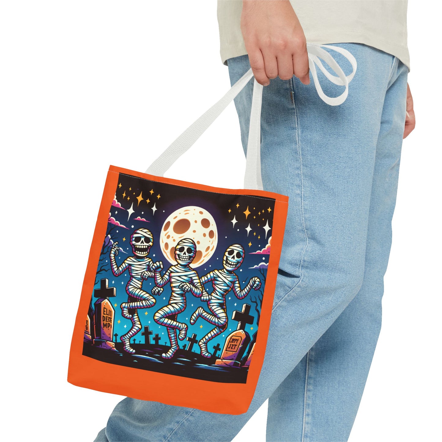 Halloween Dancing Mummies Tote Bag