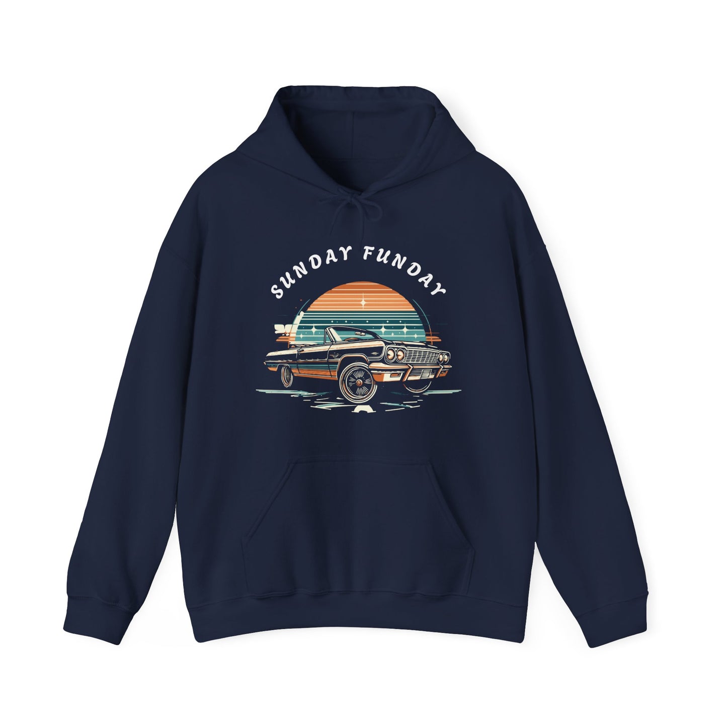 Sunday Funday Lowrider Unisex Heavy Blend™ Hooded Sweatshirt