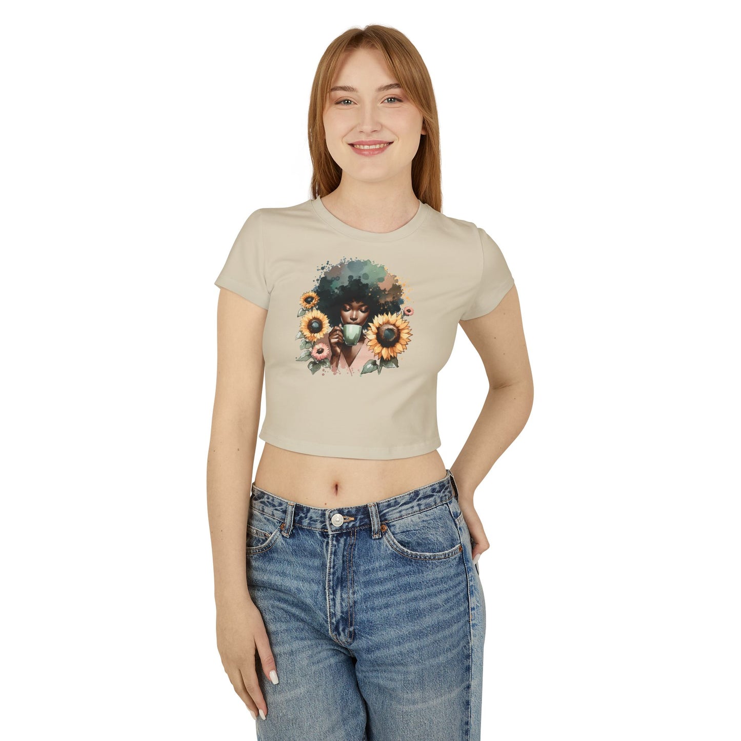 Sunflowers And Coffee T-Shirt for Women