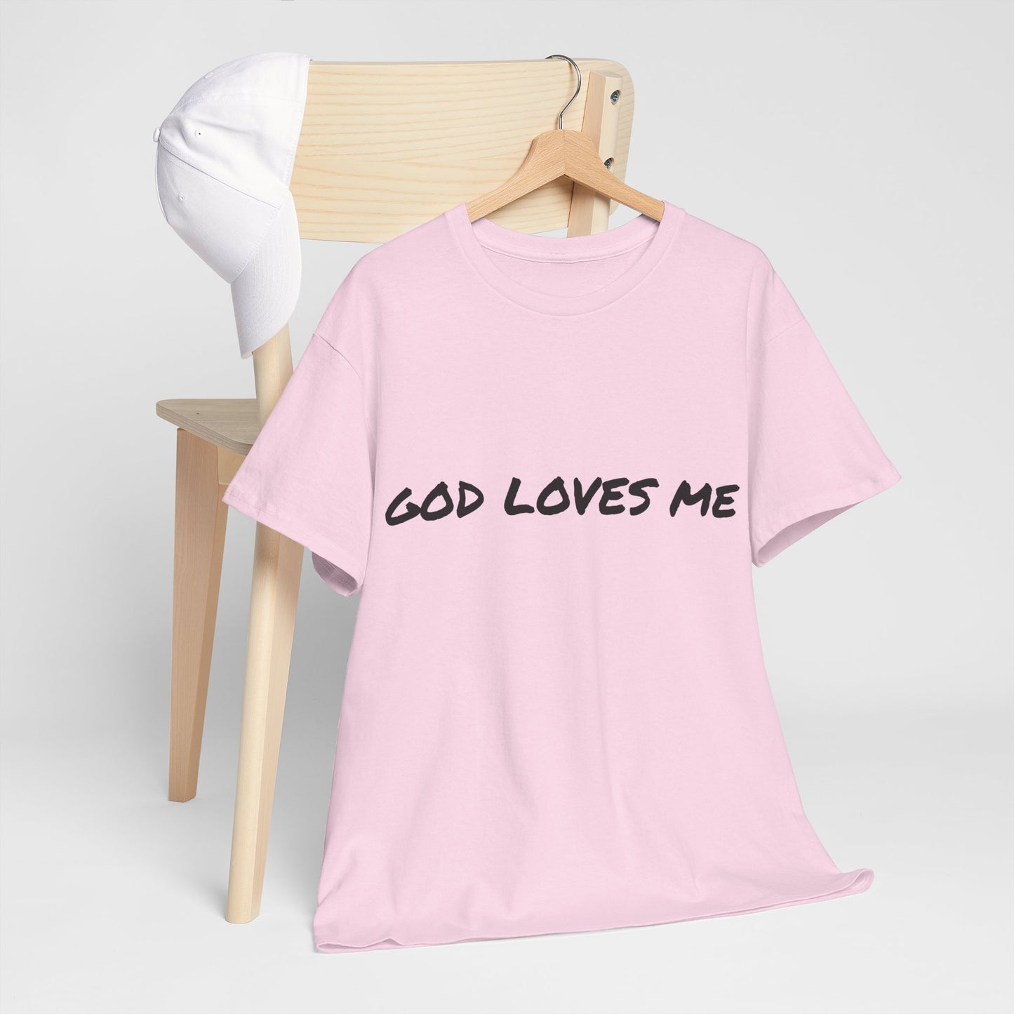 God Loves Me Unisex Heavy Cotton Tee