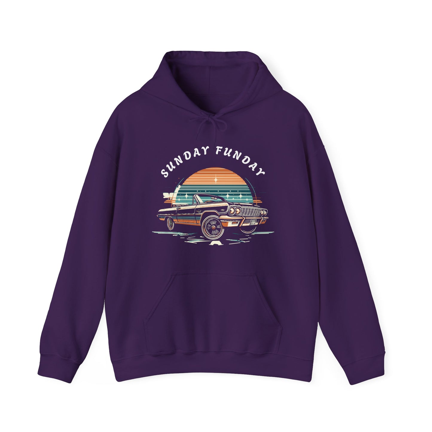 Sunday Funday Lowrider Unisex Heavy Blend™ Hooded Sweatshirt