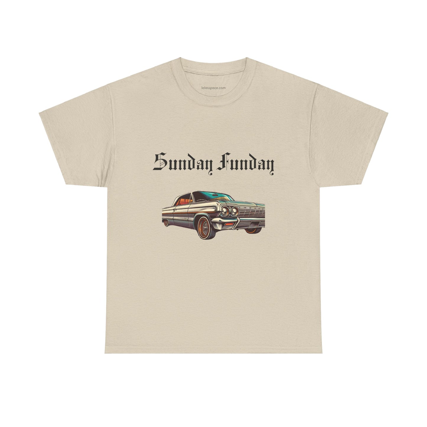 Sunday Funday Lowrider Unisex Heavy Cotton Tee