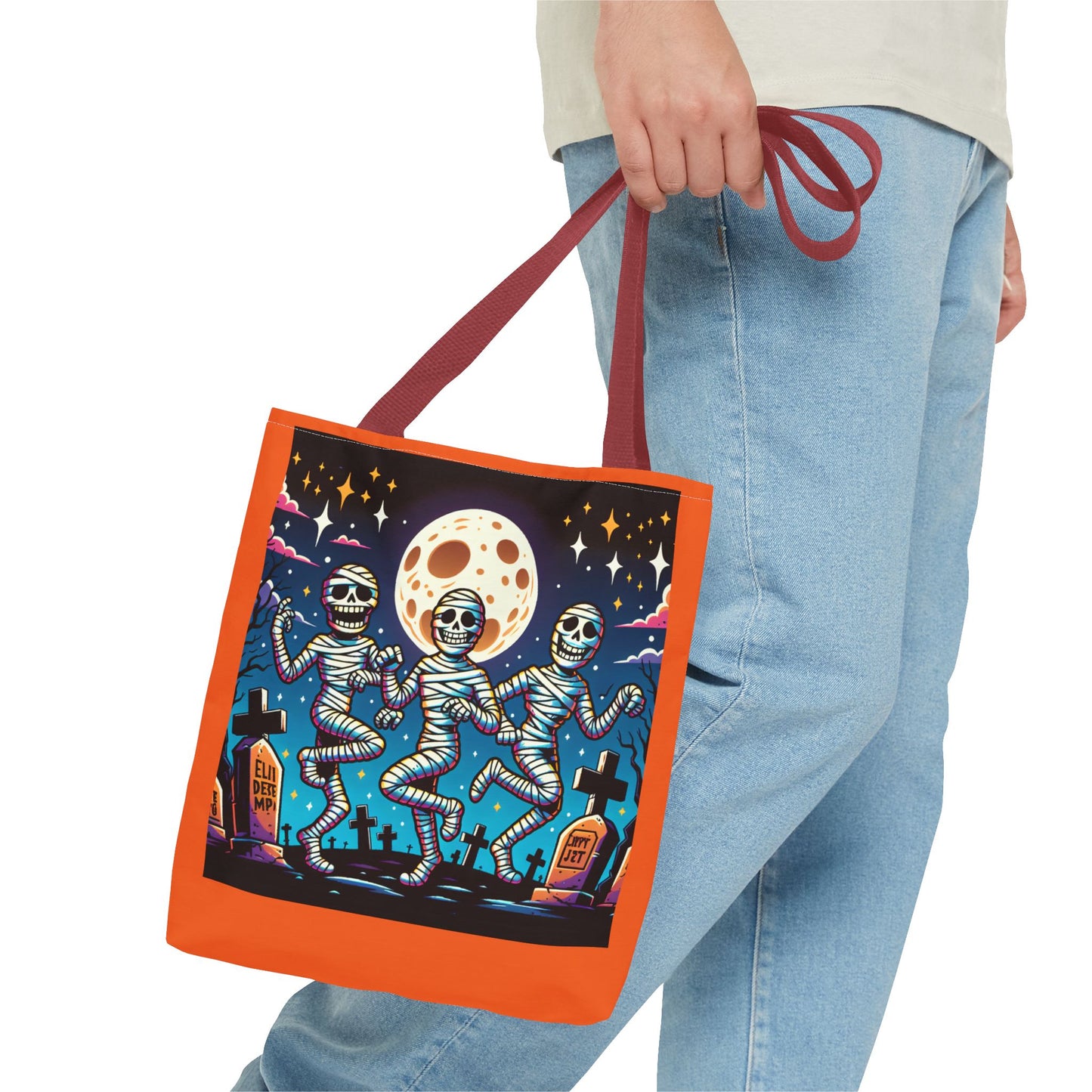 Halloween Dancing Mummies Tote Bag