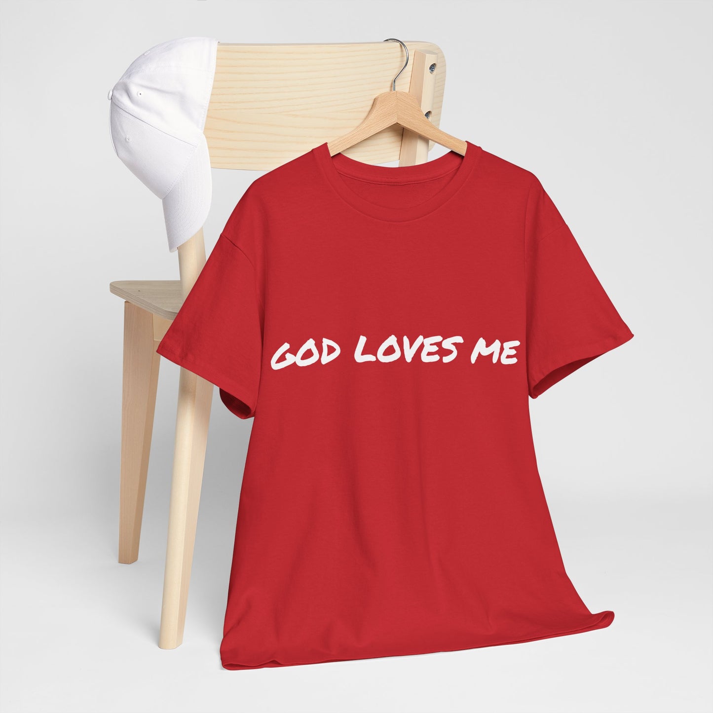 God Loves Me Unisex Heavy Cotton Tee