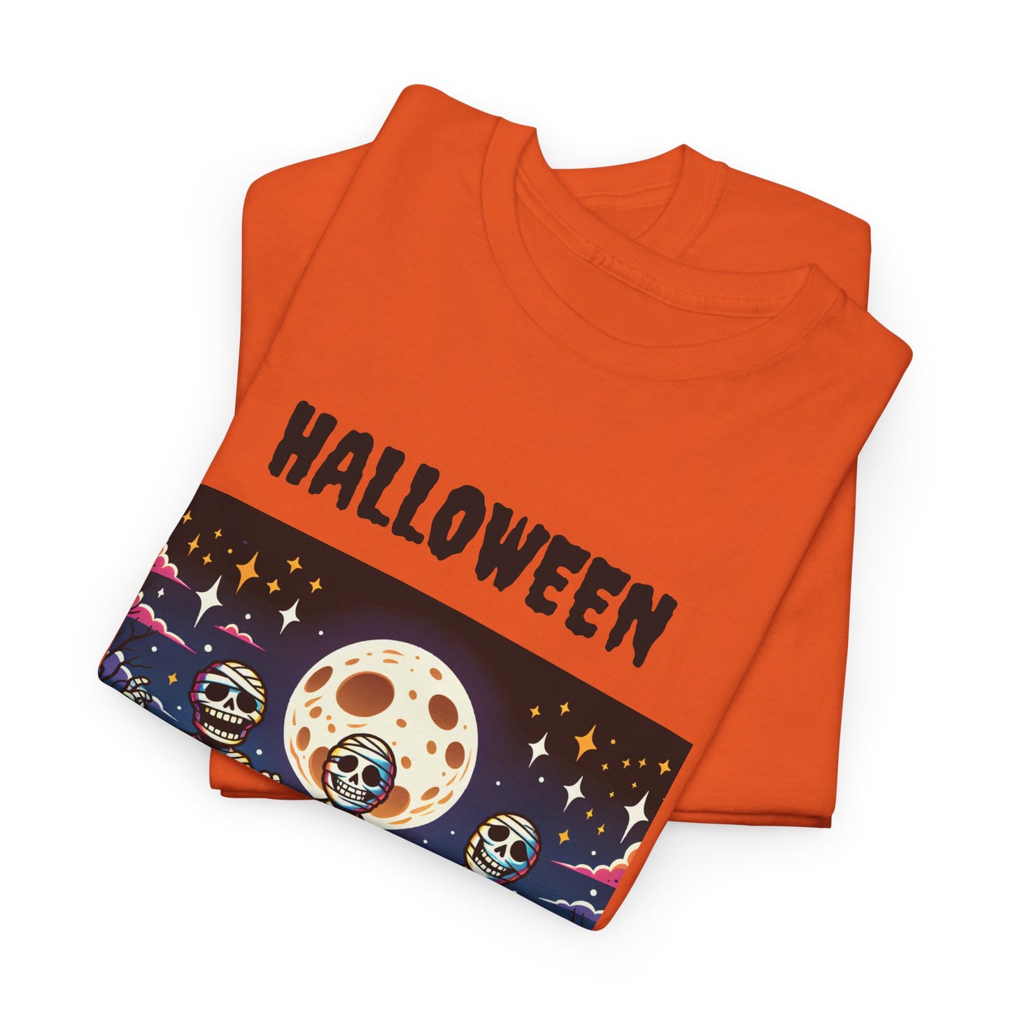 Halloween Graveyard Party Unisex Heavy Cotton Tee