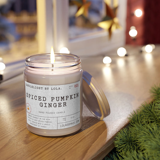 Spiced Pumpkin Ginger Scented Candles, 9oz