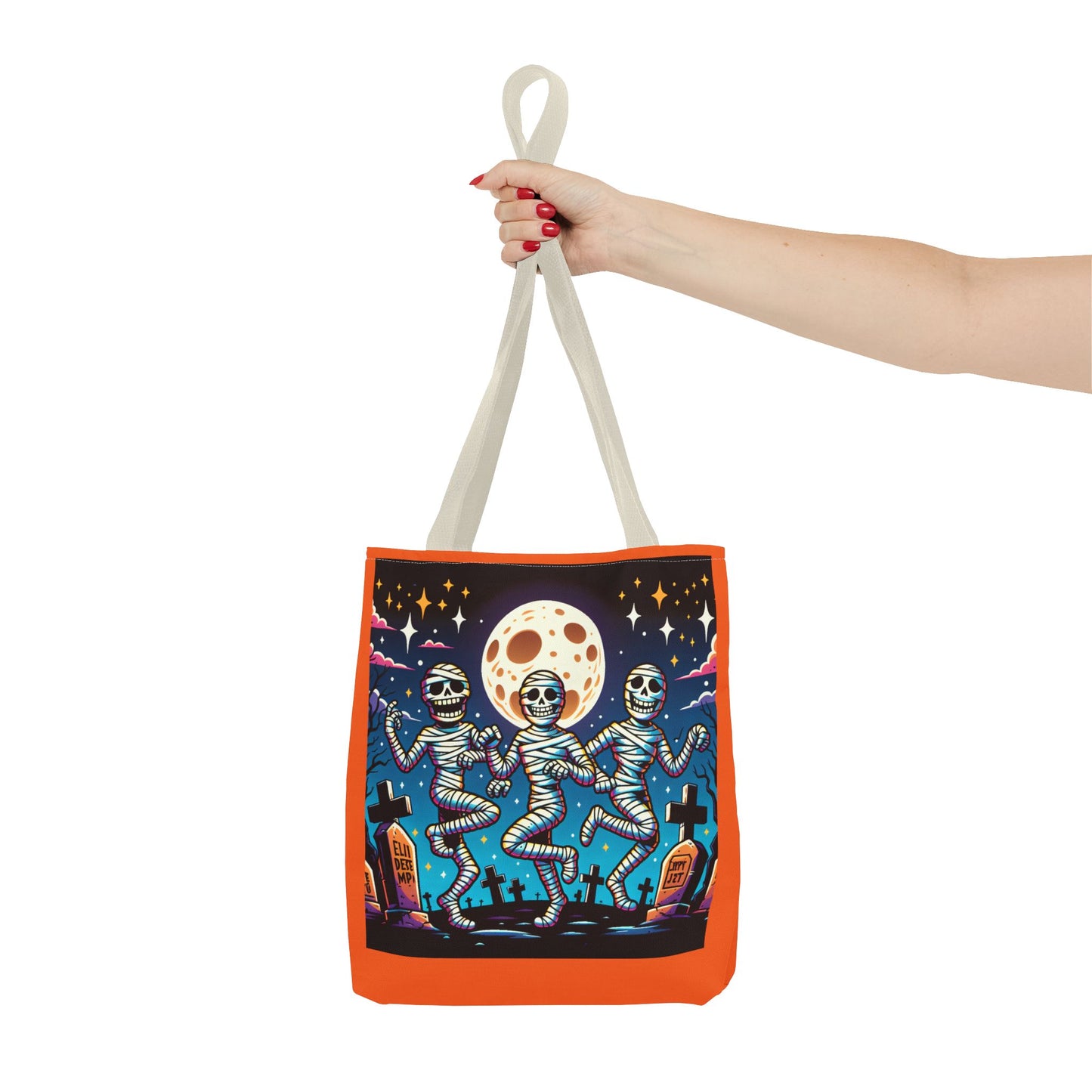 Halloween Dancing Mummies Tote Bag