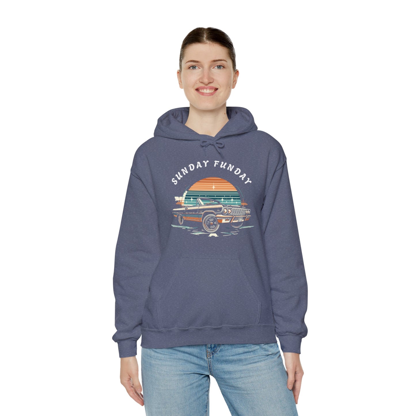 Sunday Funday Lowrider Unisex Heavy Blend™ Hooded Sweatshirt