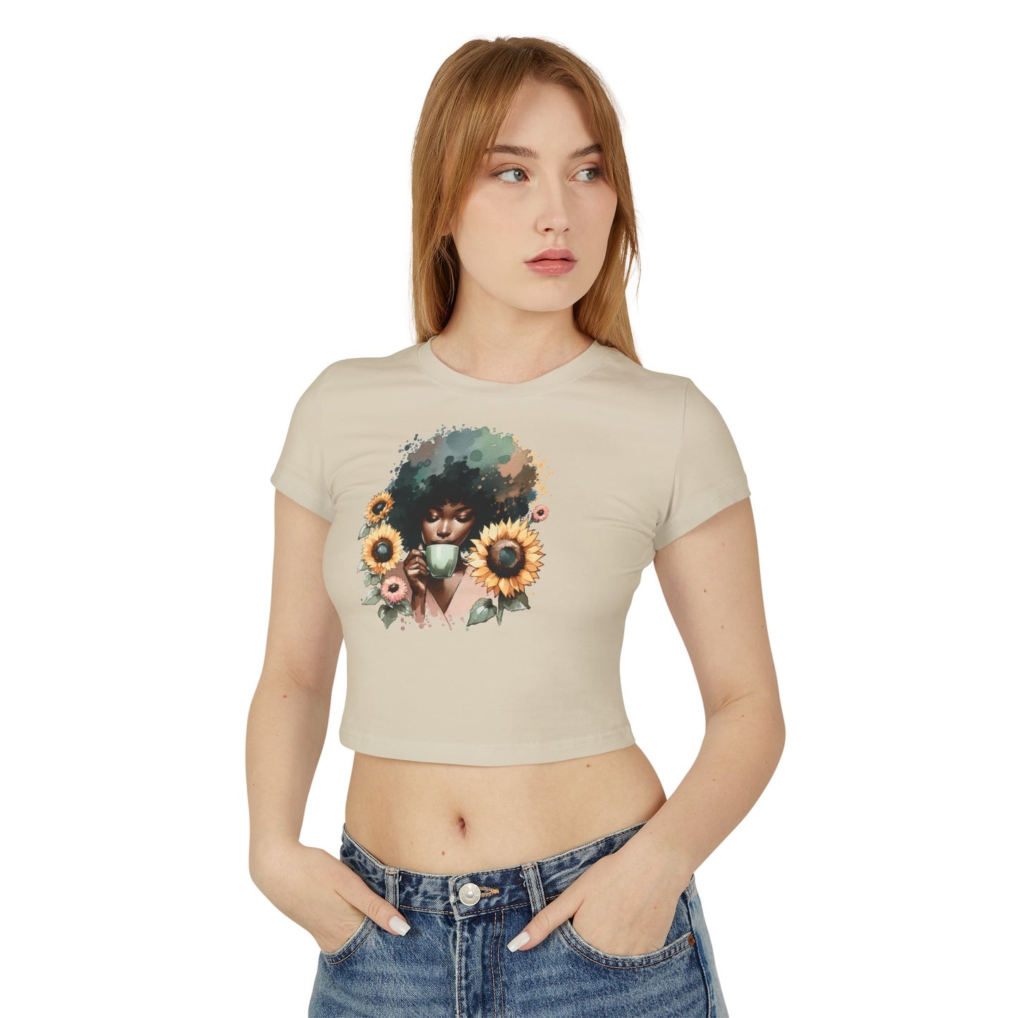 Sunflowers And Coffee T-Shirt for Women