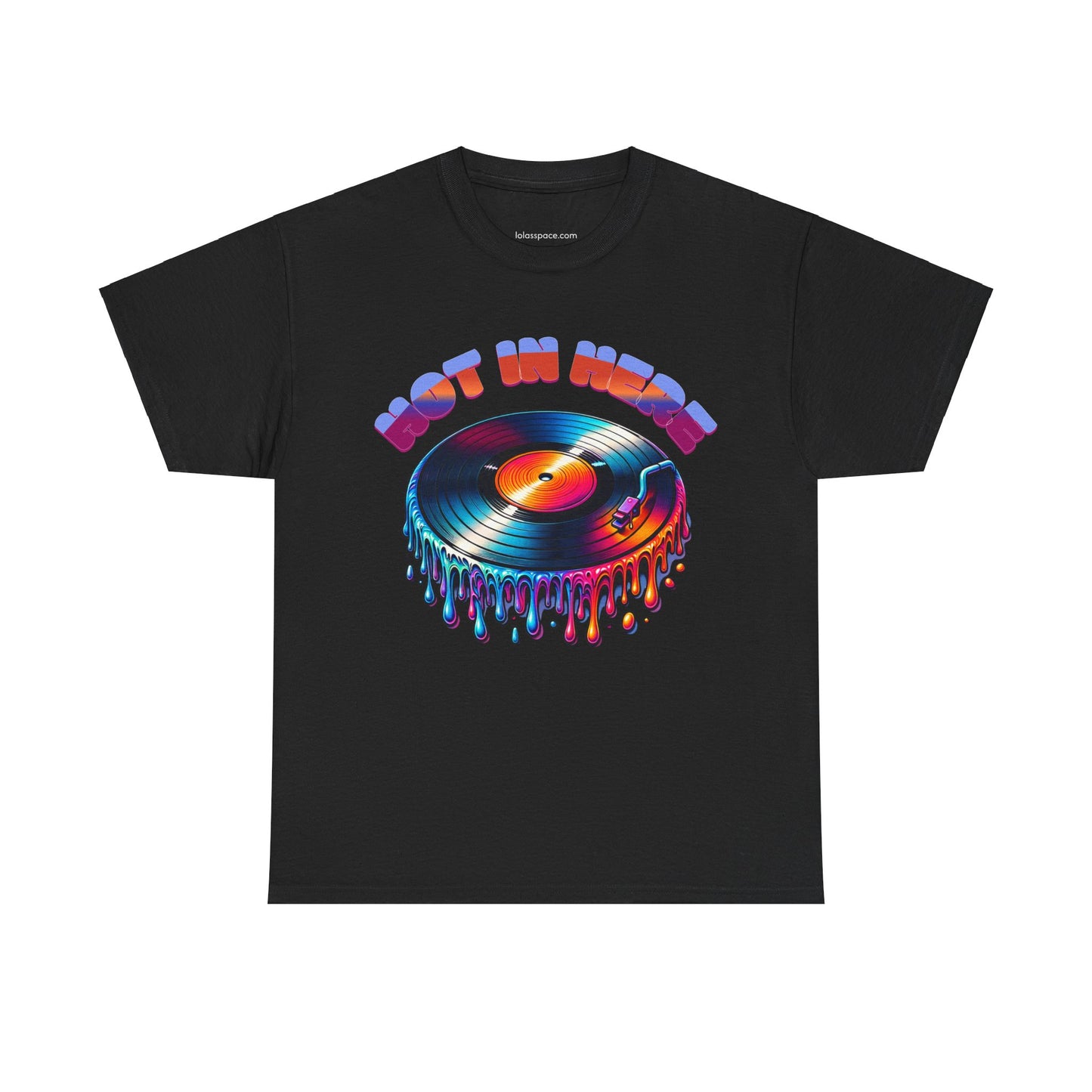 Hot In Here Melting Record Unisex Heavy Cotton Tee