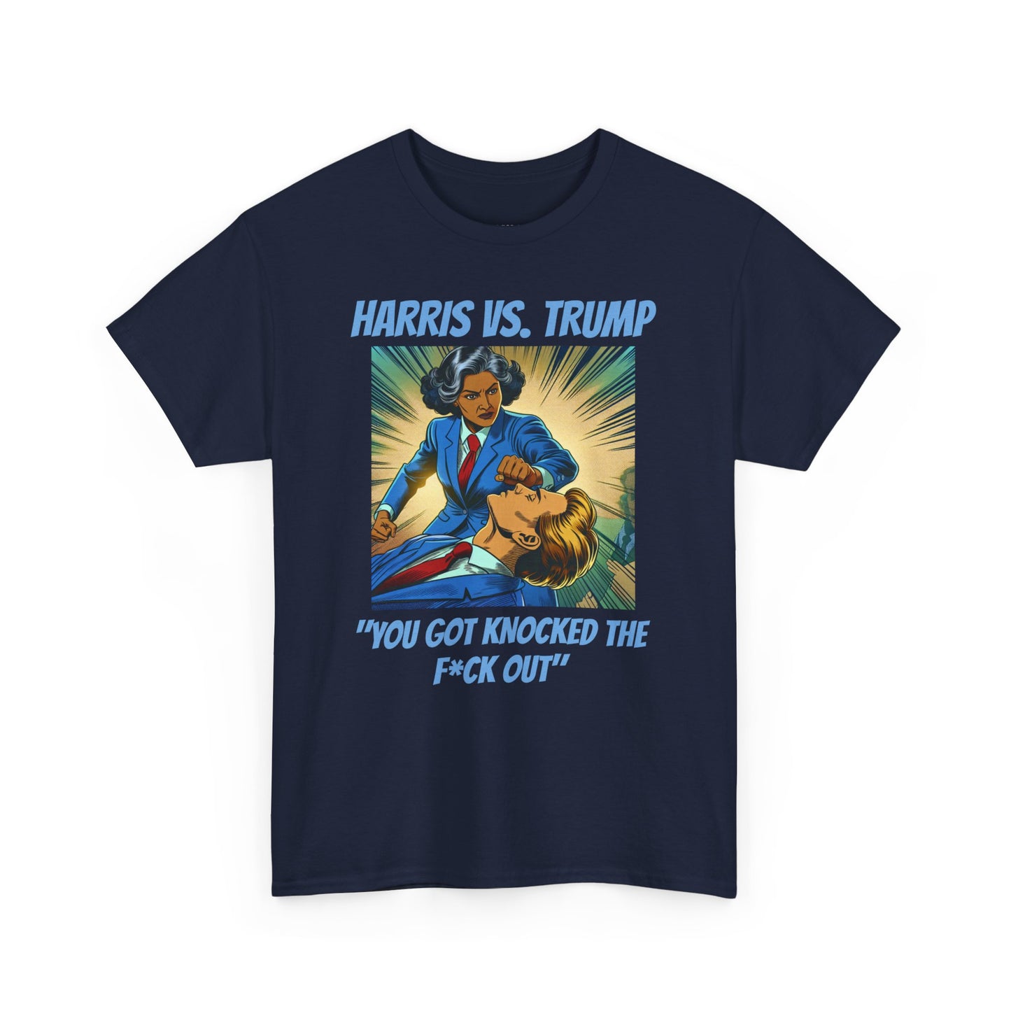 Harris vs Trump Unisex Heavy Cotton Tee