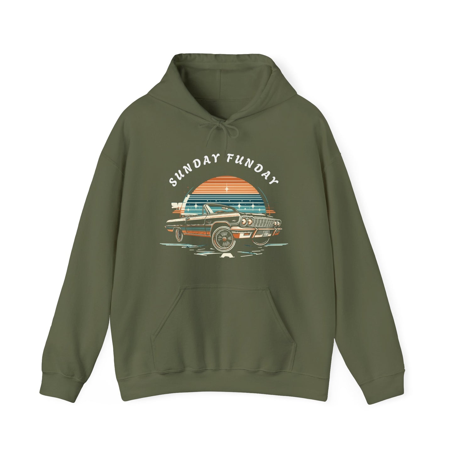 Sunday Funday Lowrider Unisex Heavy Blend™ Hooded Sweatshirt