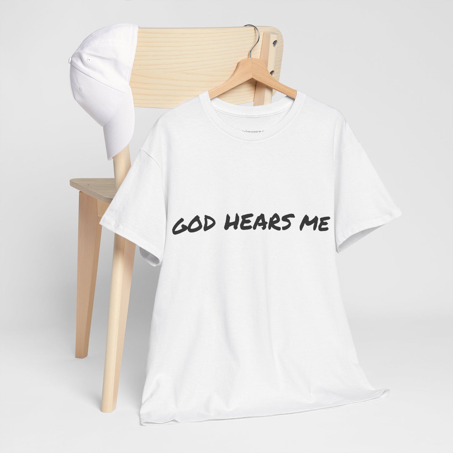 God Hears Me Unisex Heavy Cotton Tee