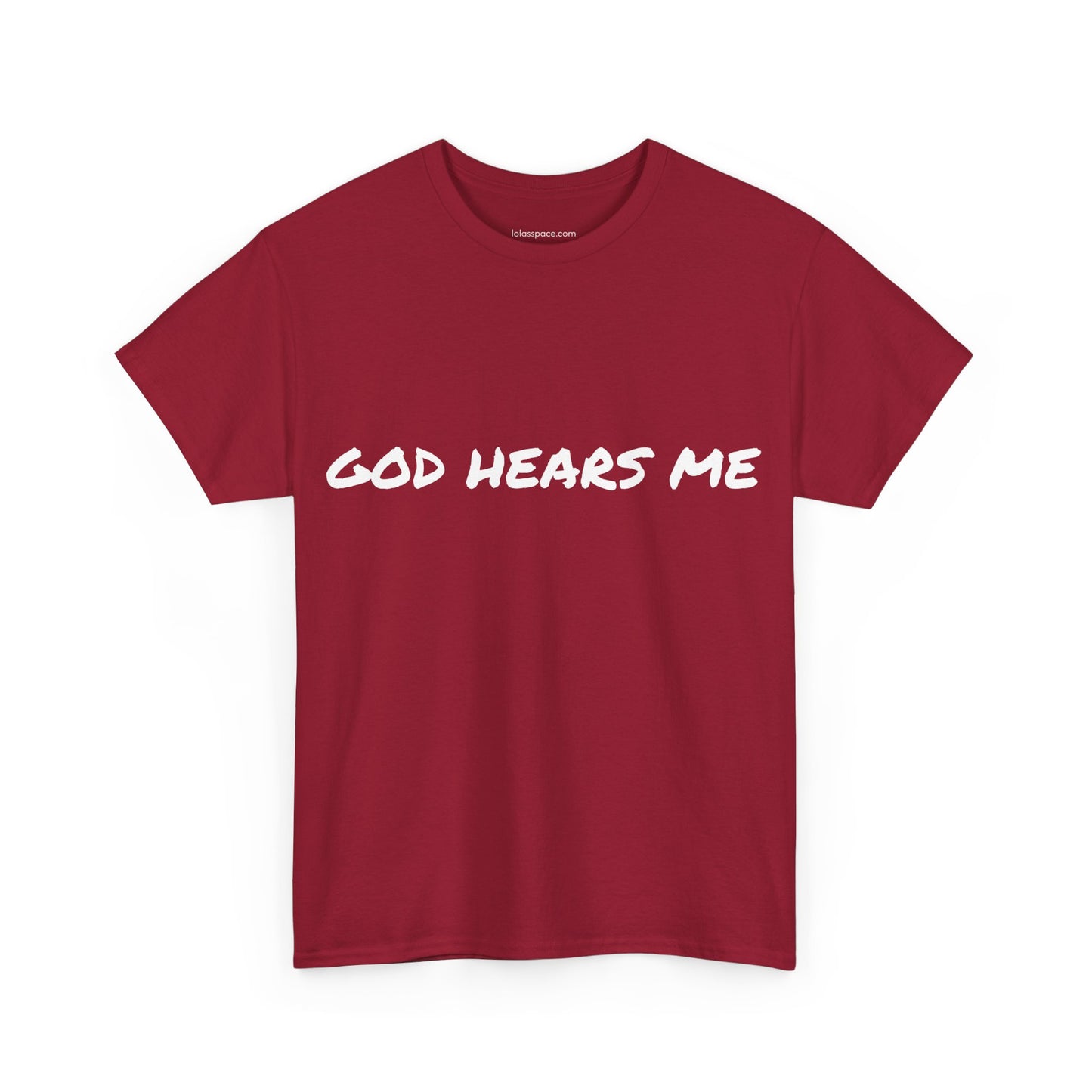 God Hears Me Unisex Heavy Cotton Tee