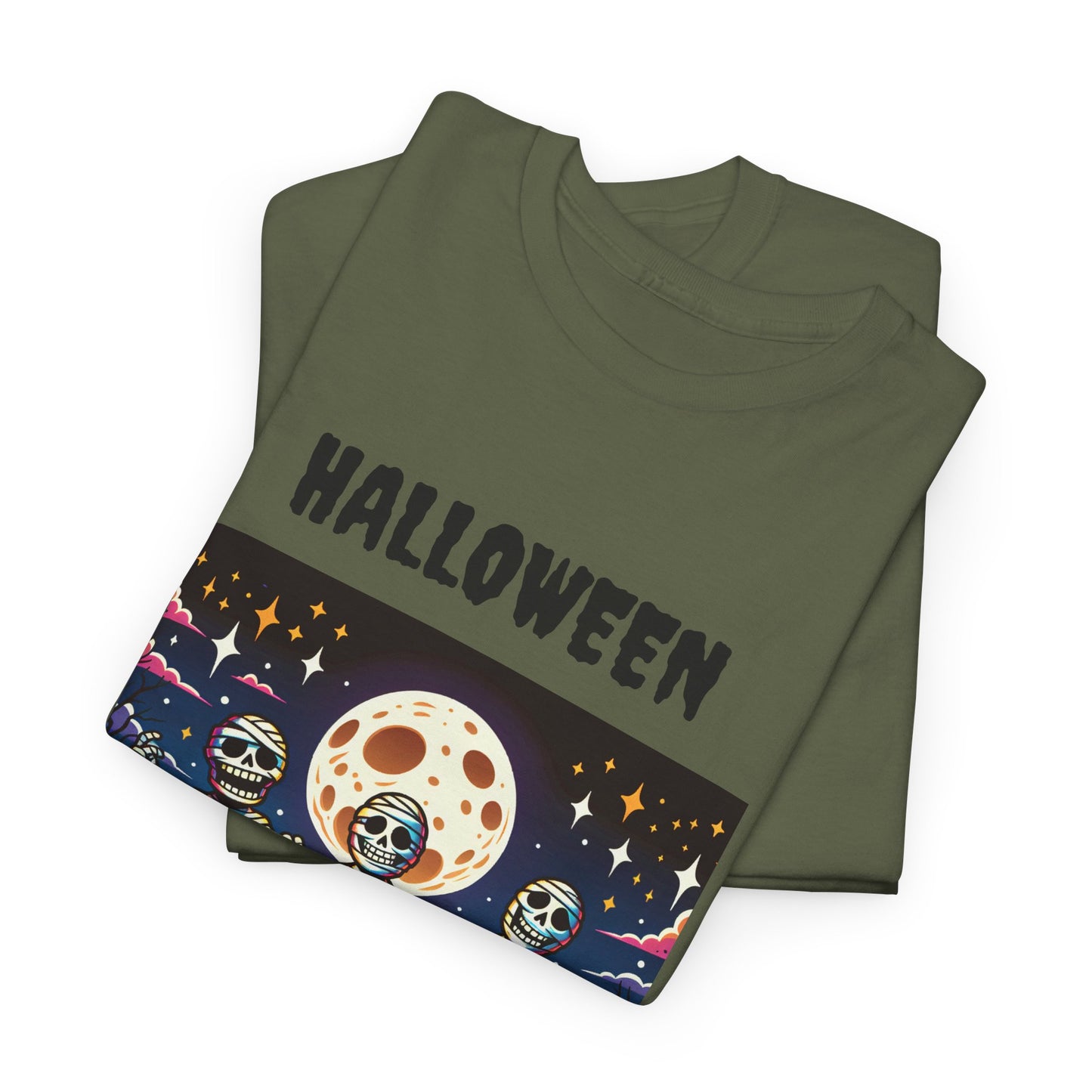 Halloween Graveyard Party Unisex Heavy Cotton Tee