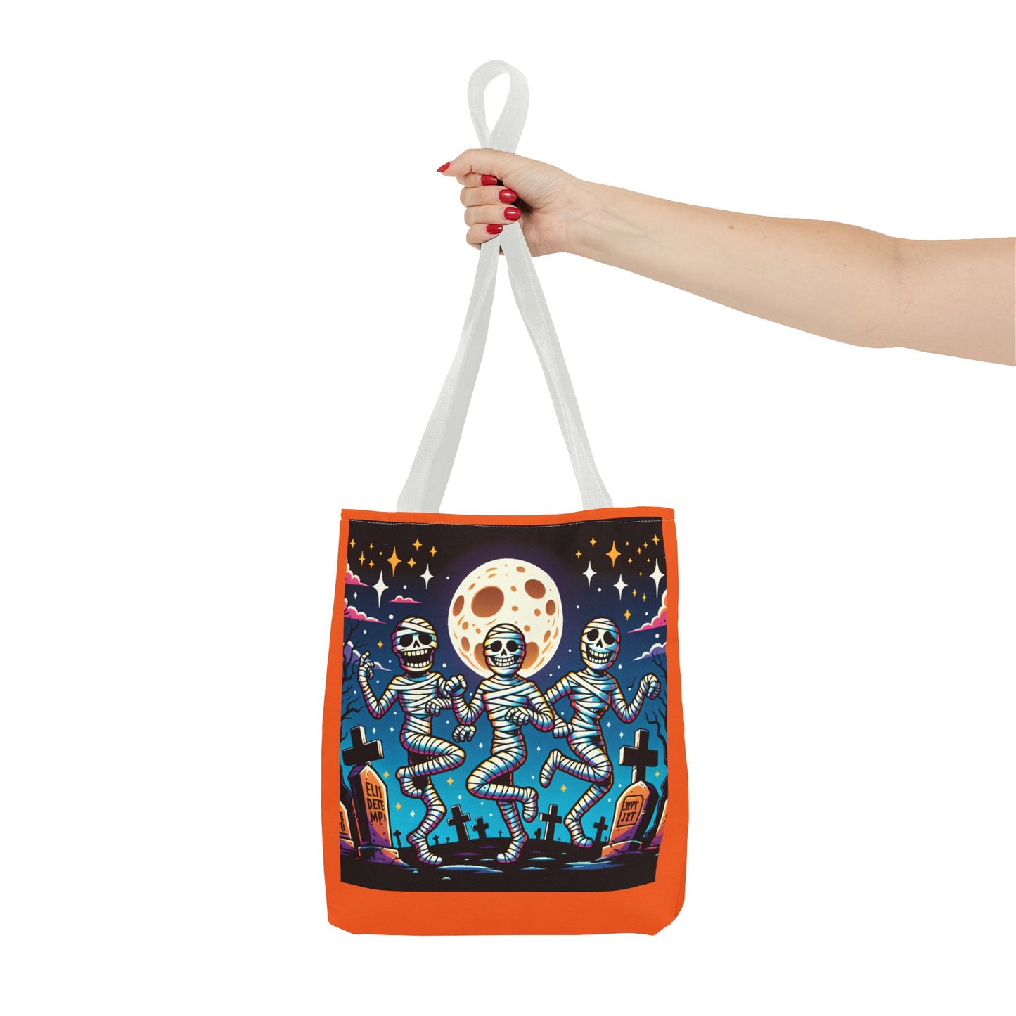 Halloween Dancing Mummies Tote Bag