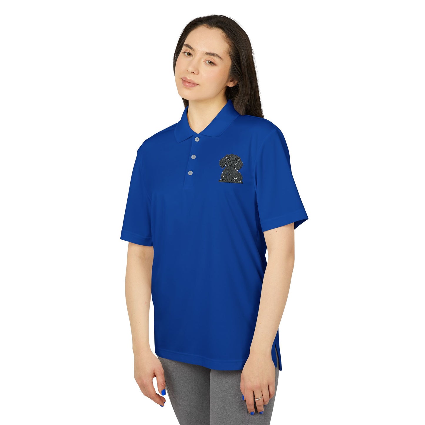 adidas Performance Polo Shirt - Lola's Space Design, Unisex