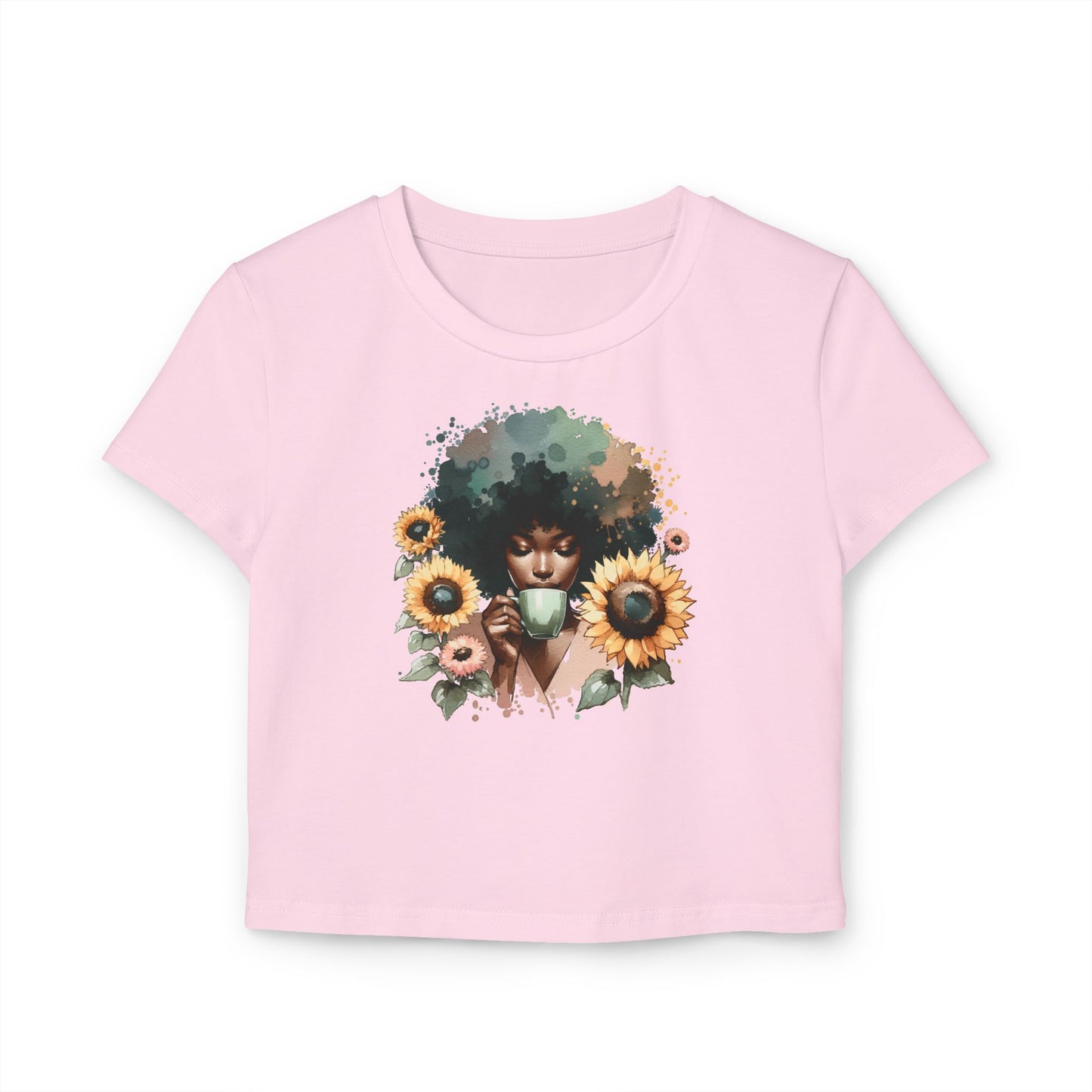 Sunflowers And Coffee T-Shirt for Women