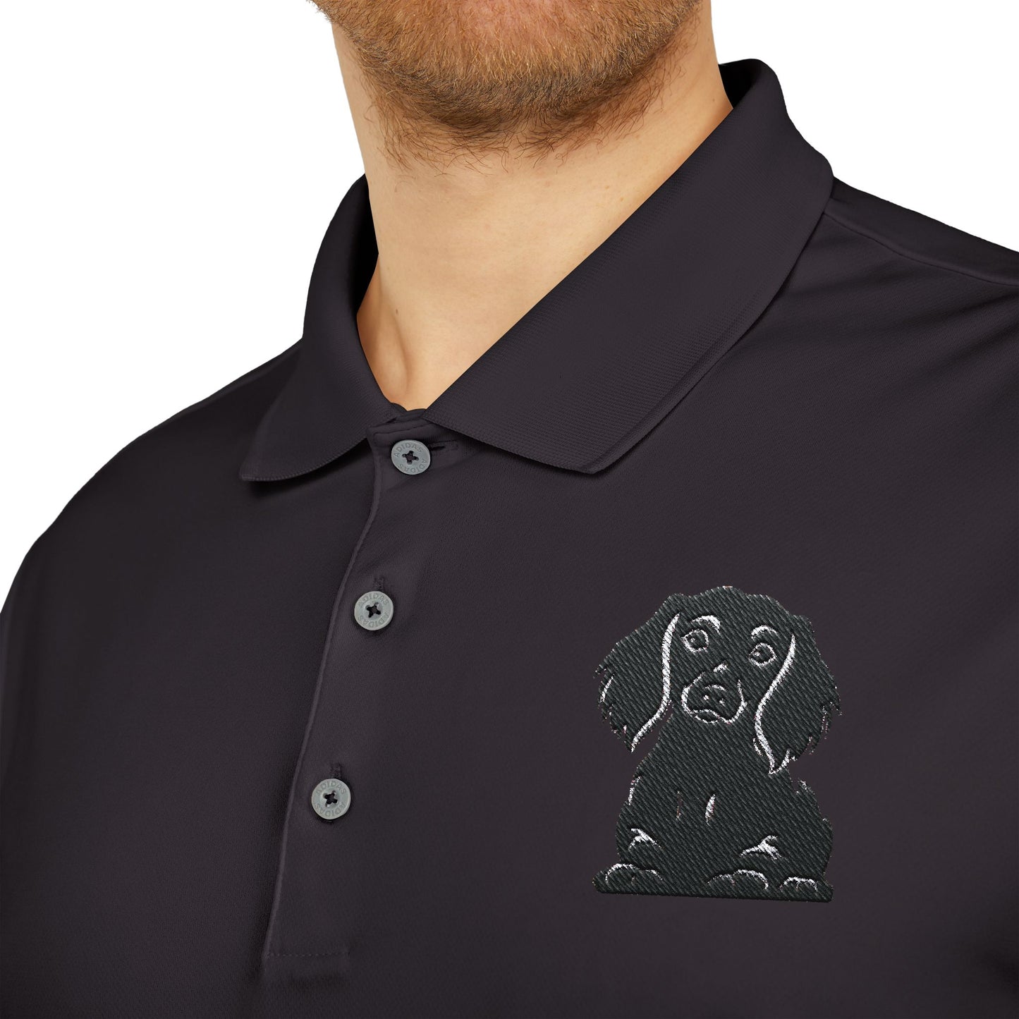 adidas Performance Polo Shirt - Lola's Space Design, Unisex