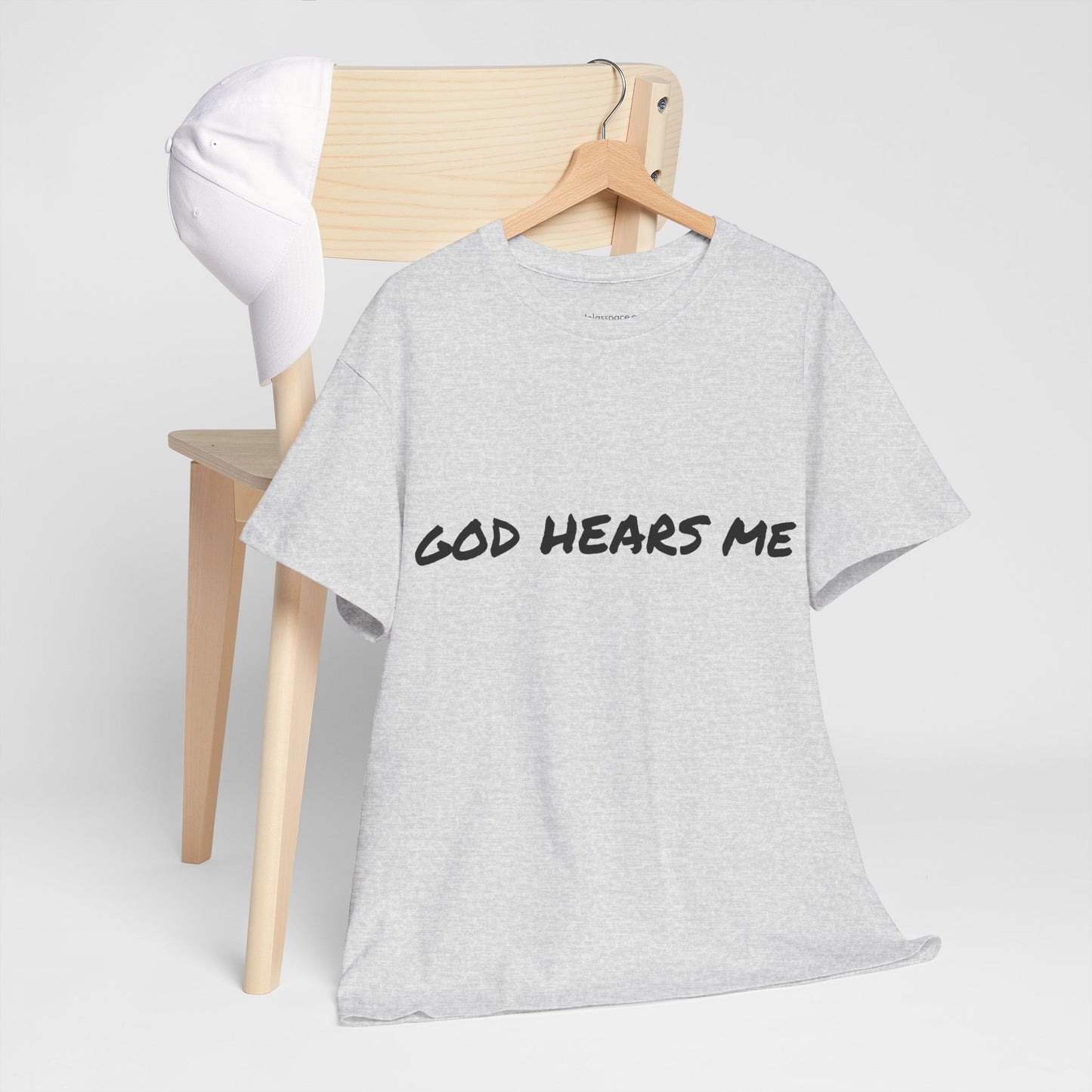 God Hears Me Unisex Heavy Cotton Tee