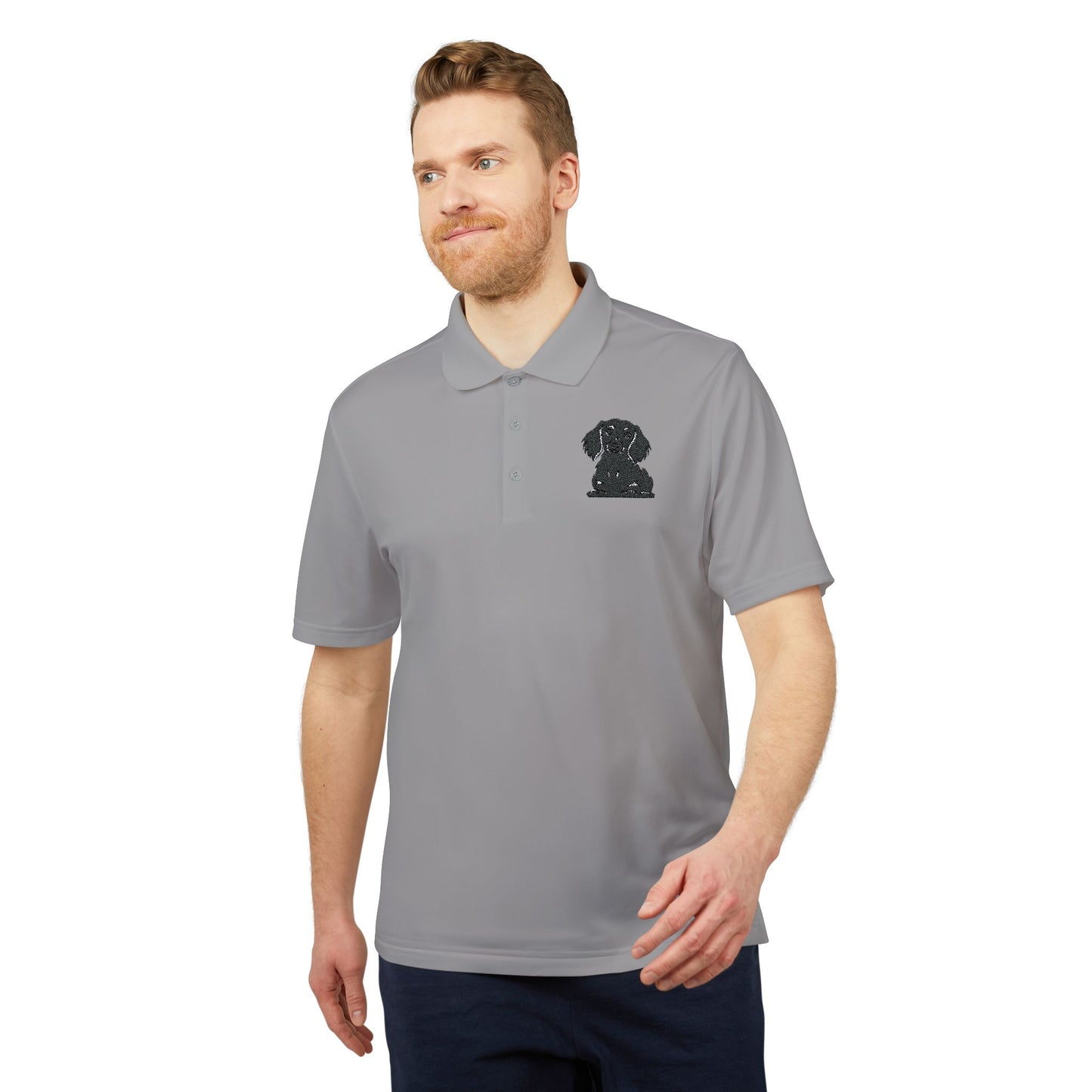 adidas Performance Polo Shirt - Lola's Space Design, Unisex