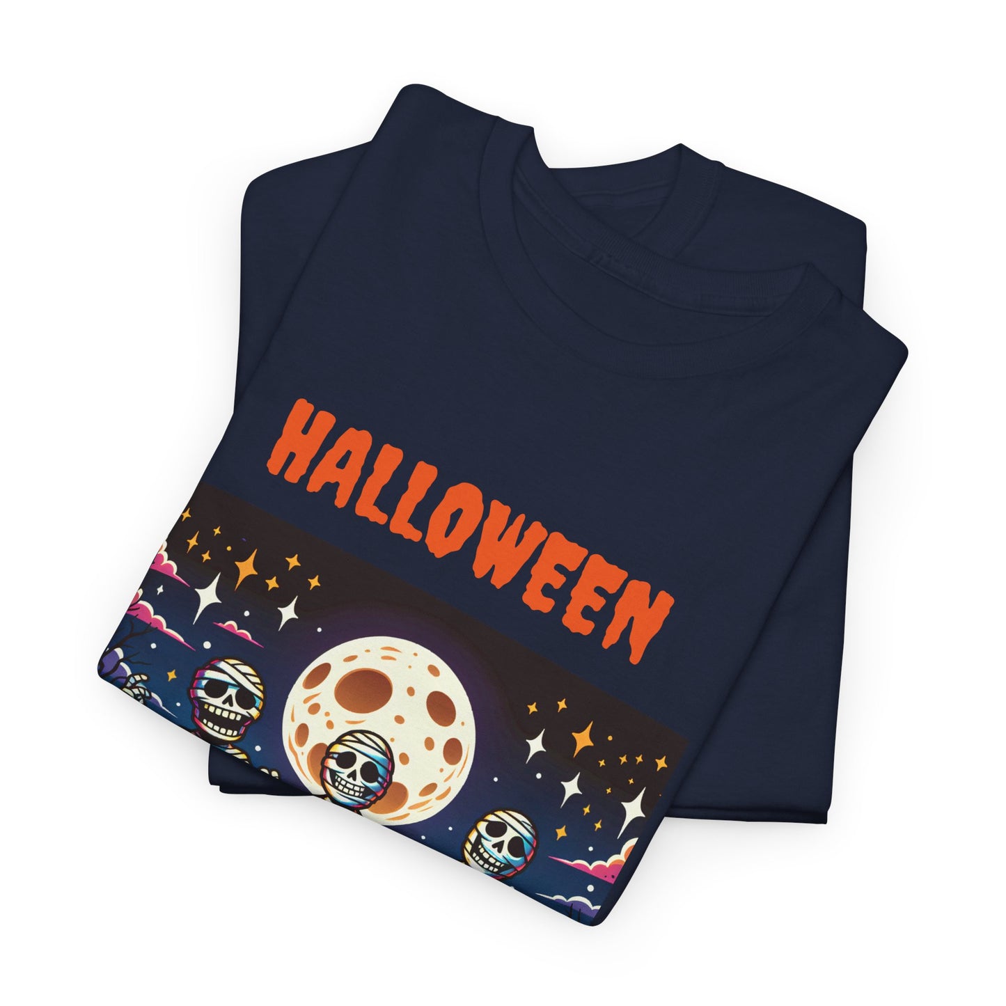 Halloween Graveyard Party Unisex Heavy Cotton Tee