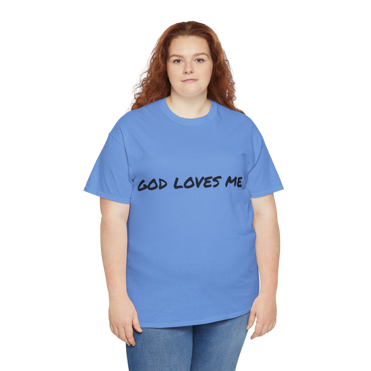 God Loves Me Unisex Heavy Cotton Tee