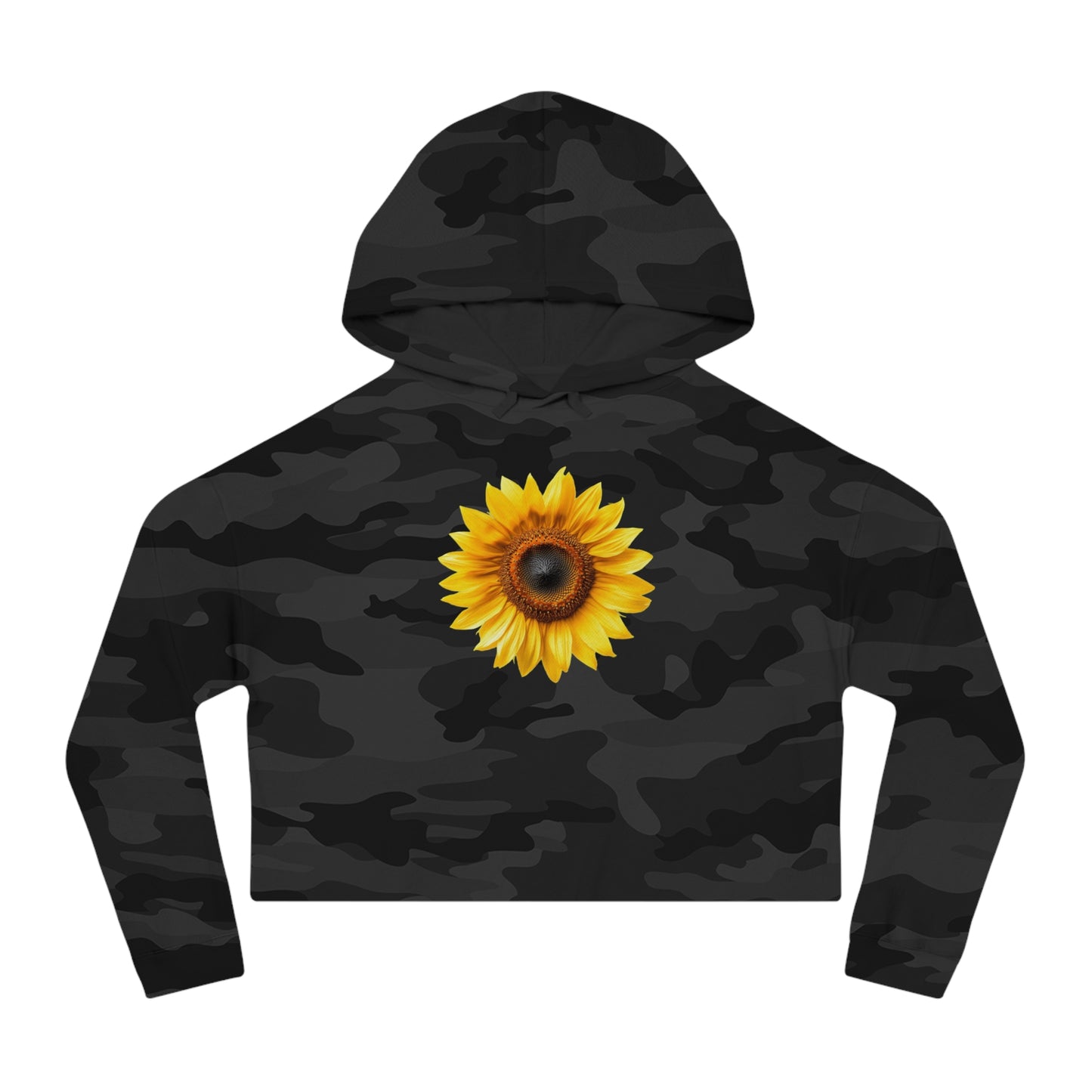 Sunflower Cropped Hoodie