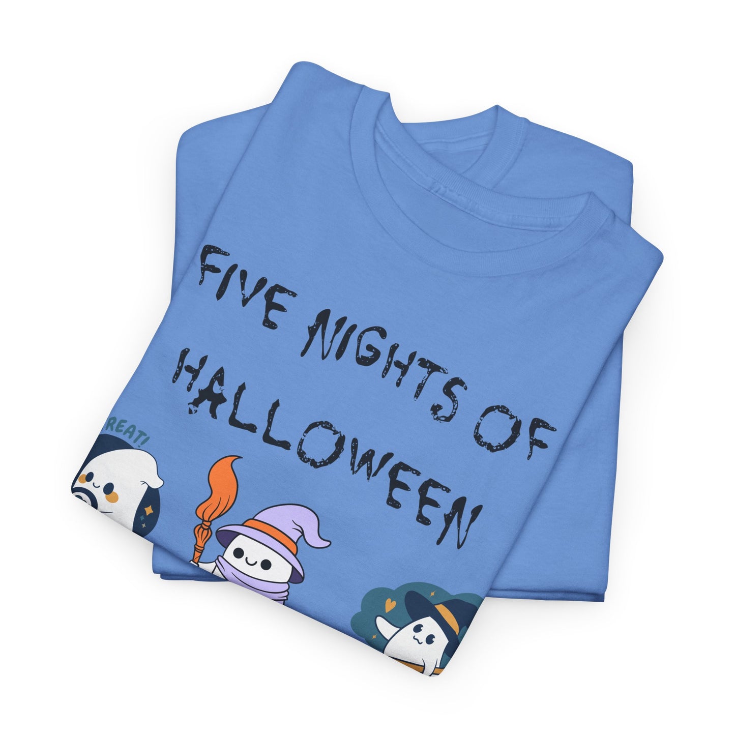 Five Nights Of Halloween Unisex Heavy Cotton Tee