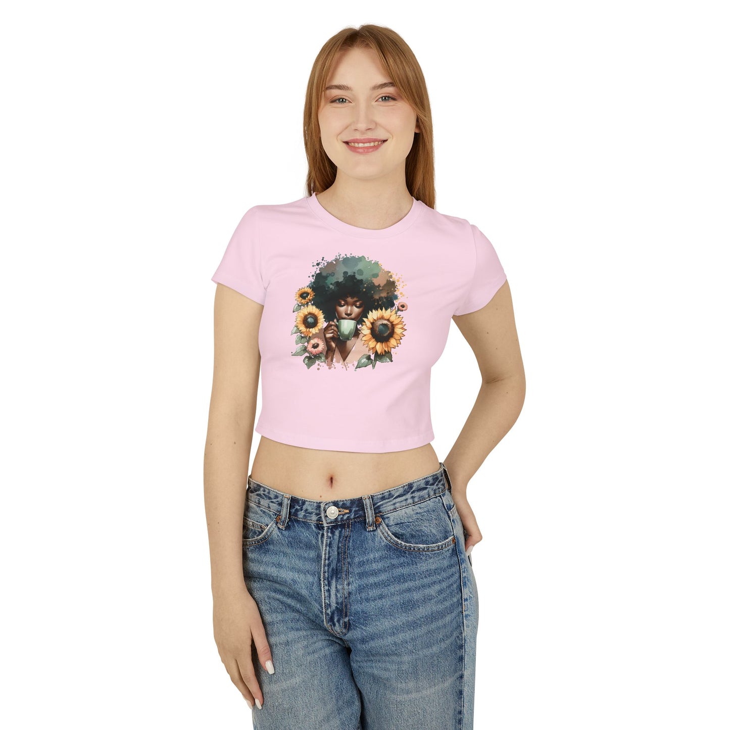 Sunflowers And Coffee T-Shirt for Women