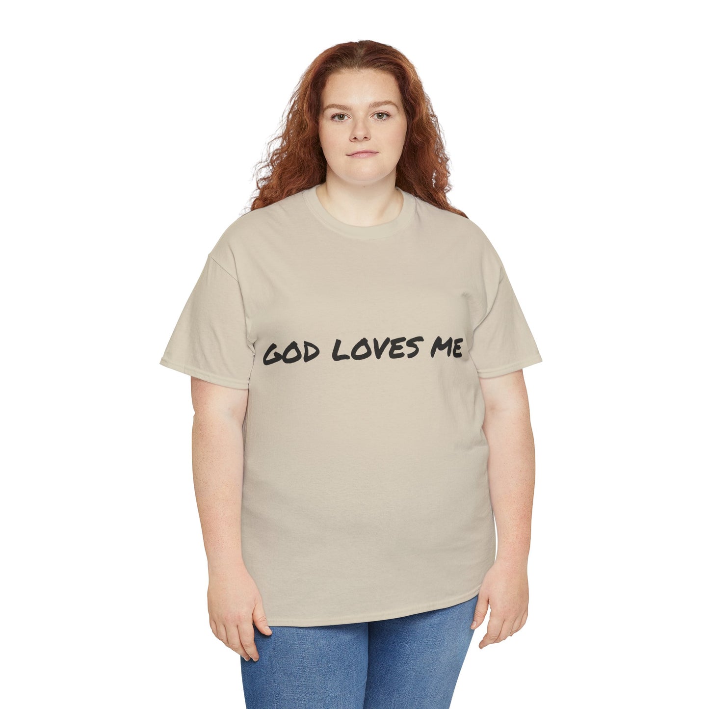 God Loves Me Unisex Heavy Cotton Tee