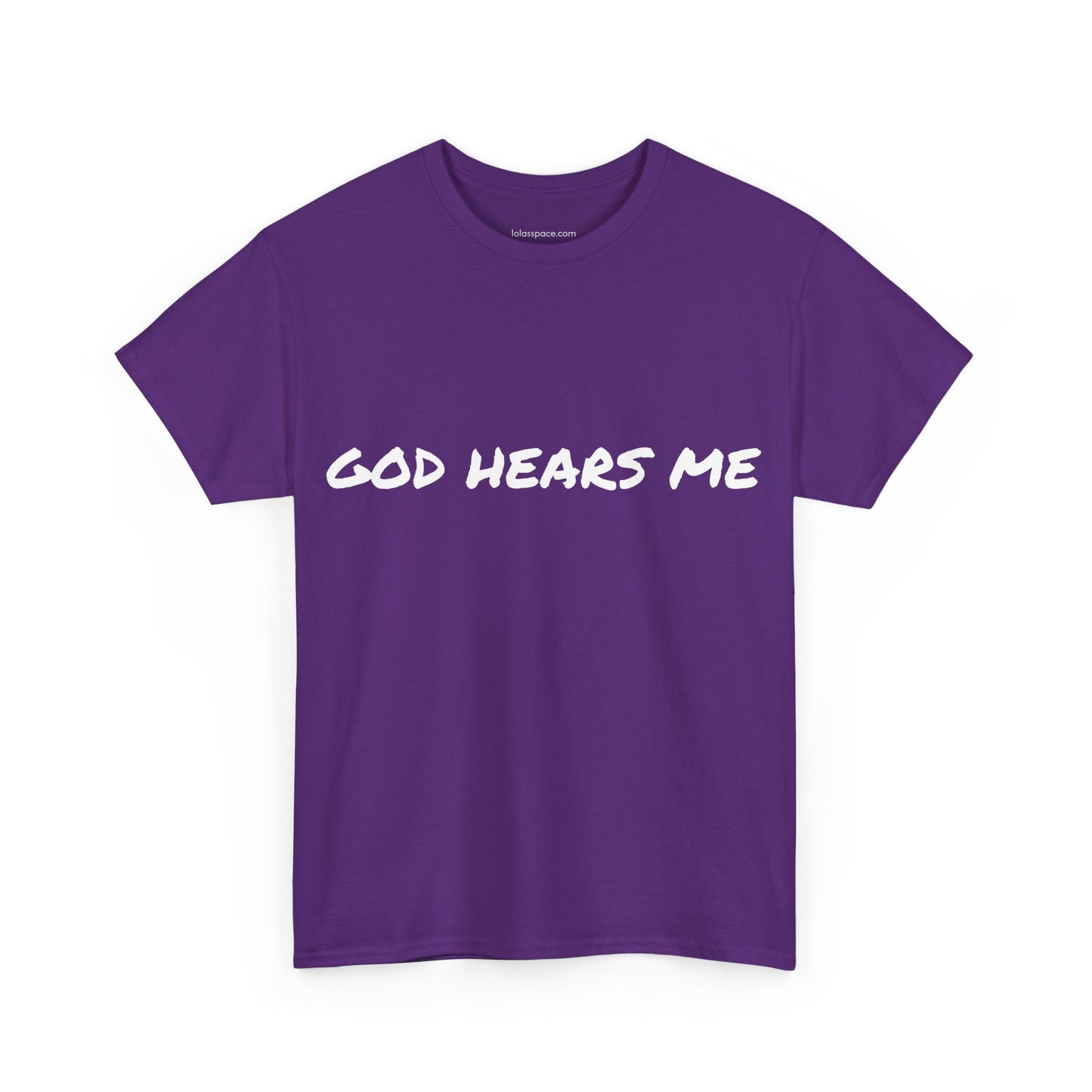 God Hears Me Unisex Heavy Cotton Tee