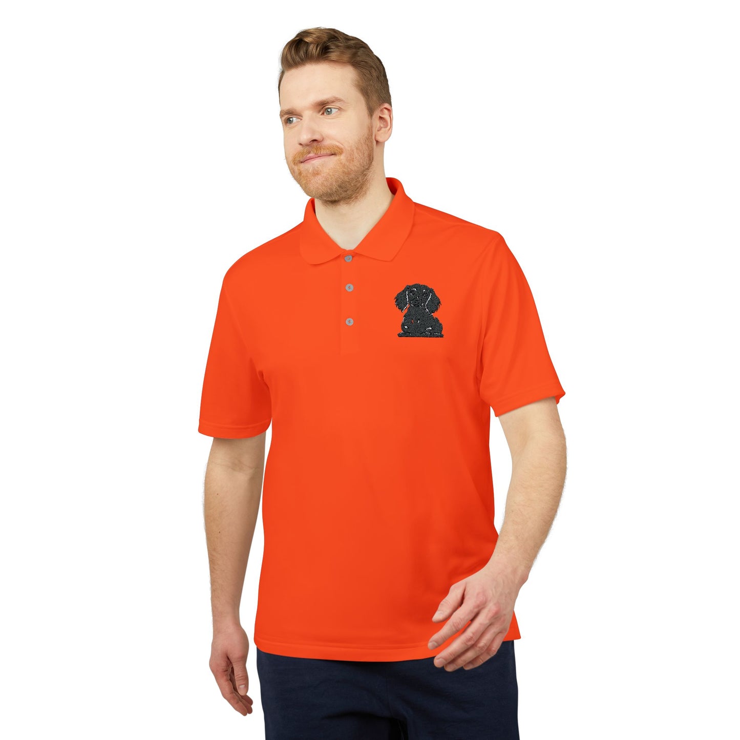 adidas Performance Polo Shirt - Lola's Space Design, Unisex