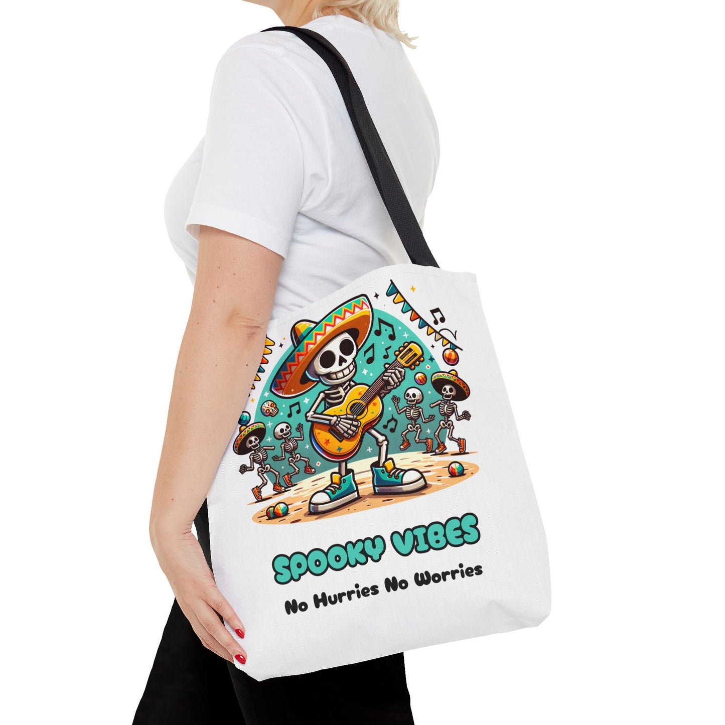 Spooky Vibes Tote Bag – Halloween Gothic Carryall