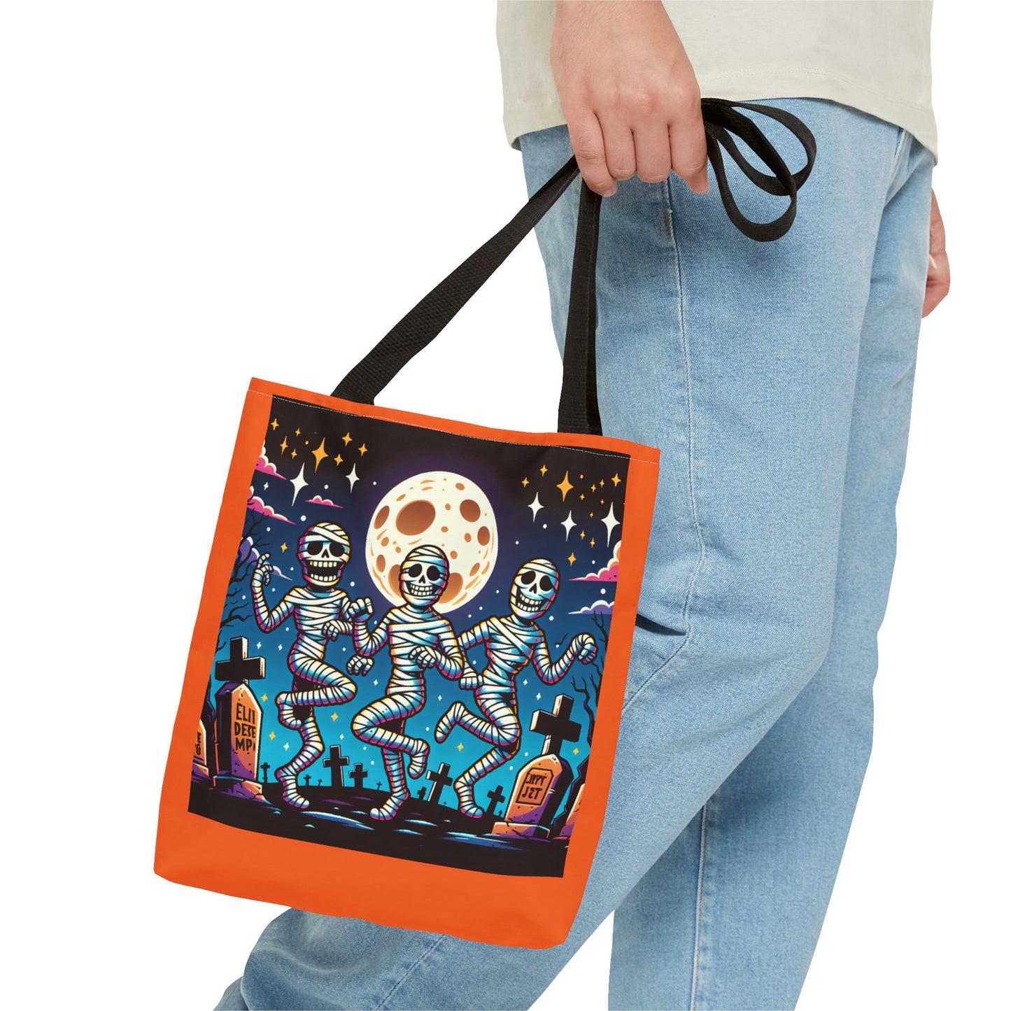 Halloween Dancing Mummies Tote Bag