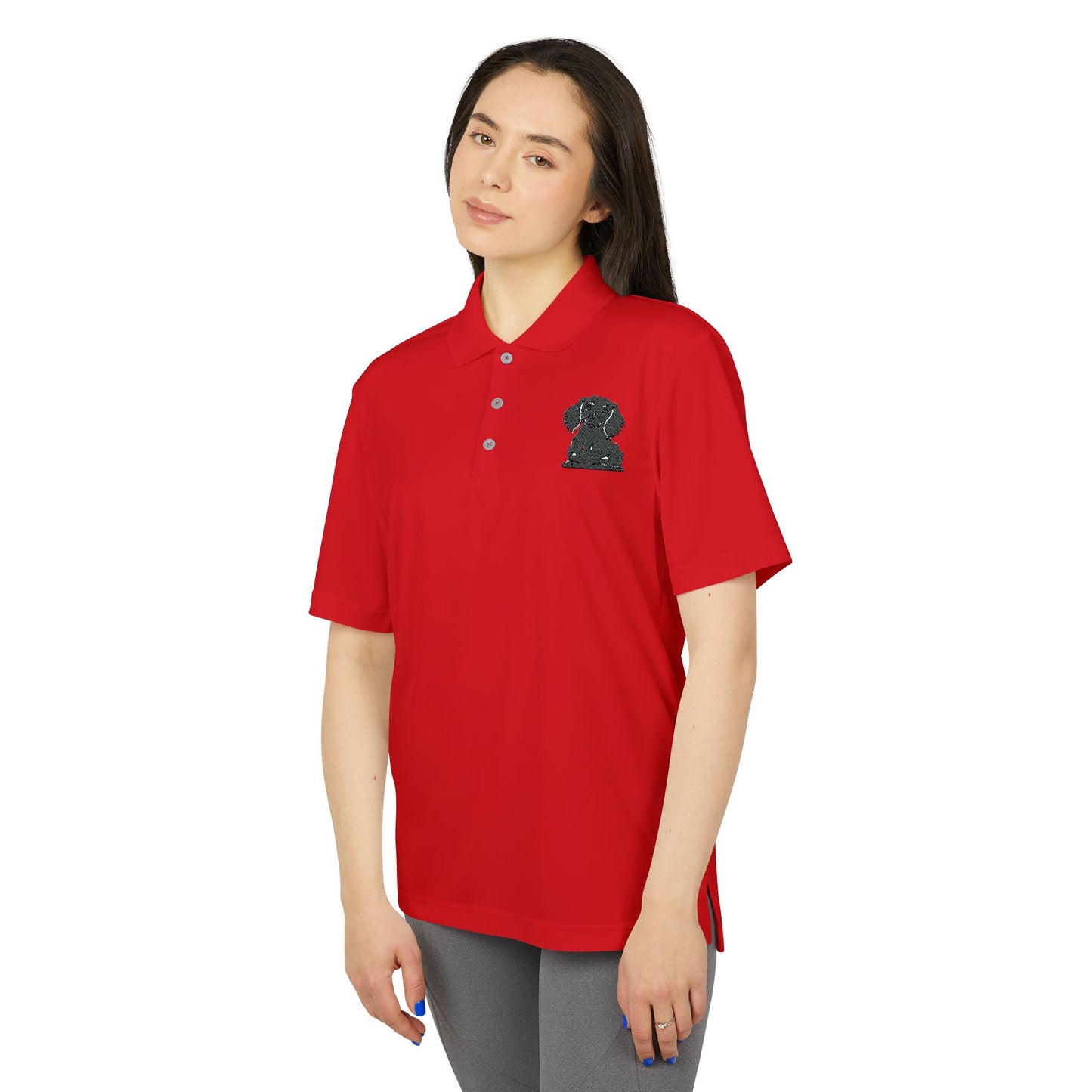 adidas Performance Polo Shirt - Lola's Space Design, Unisex