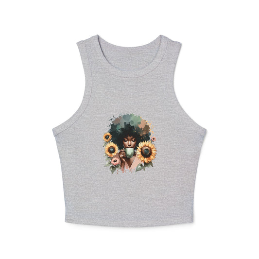 Sunflowers And Coffee Tank Top