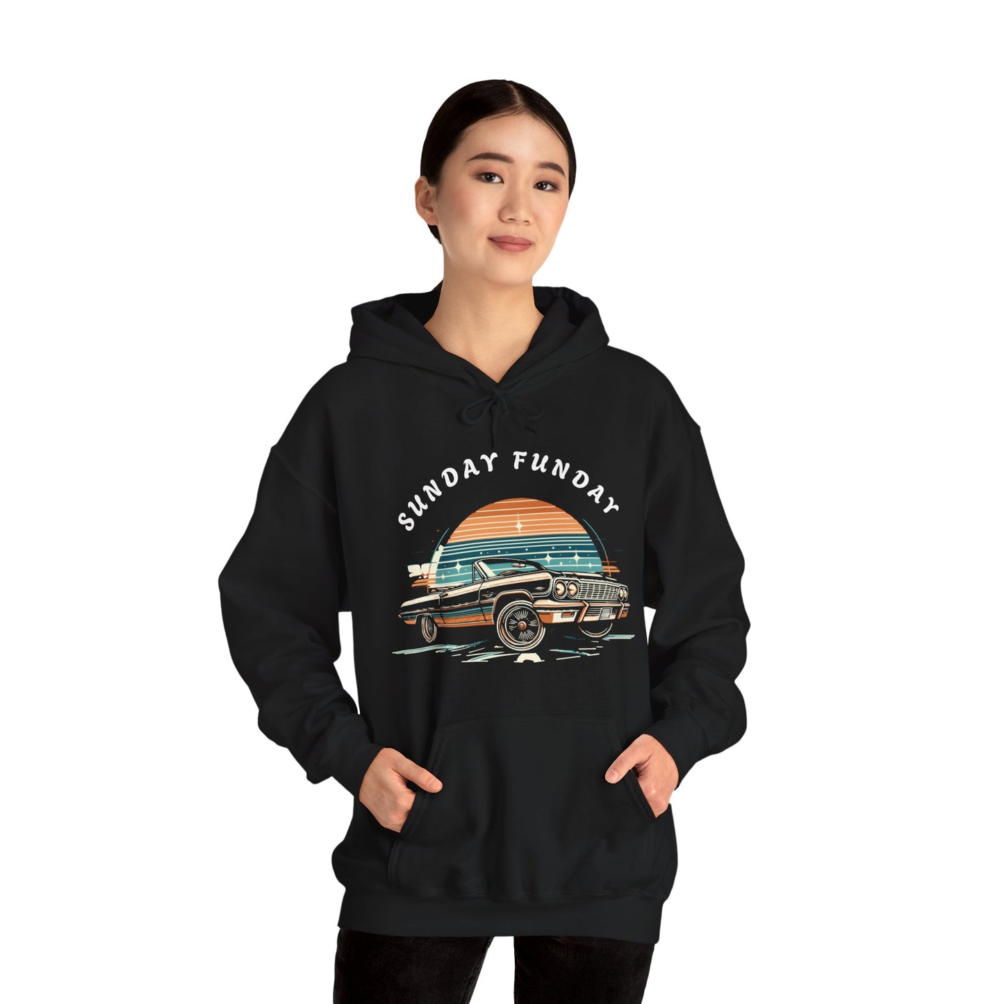 Sunday Funday Lowrider Unisex Heavy Blend™ Hooded Sweatshirt