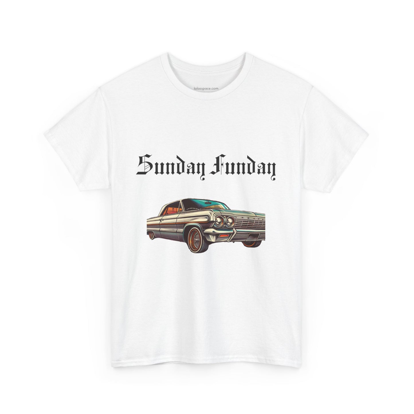 Sunday Funday Lowrider Unisex Heavy Cotton Tee