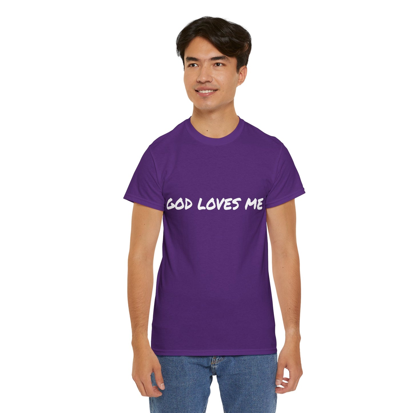 God Loves Me Unisex Heavy Cotton Tee