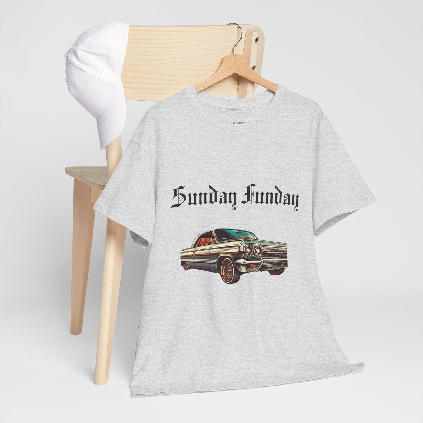 Sunday Funday Lowrider Unisex Heavy Cotton Tee