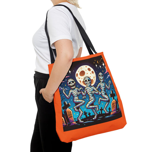 Halloween Dancing Mummies Tote Bag