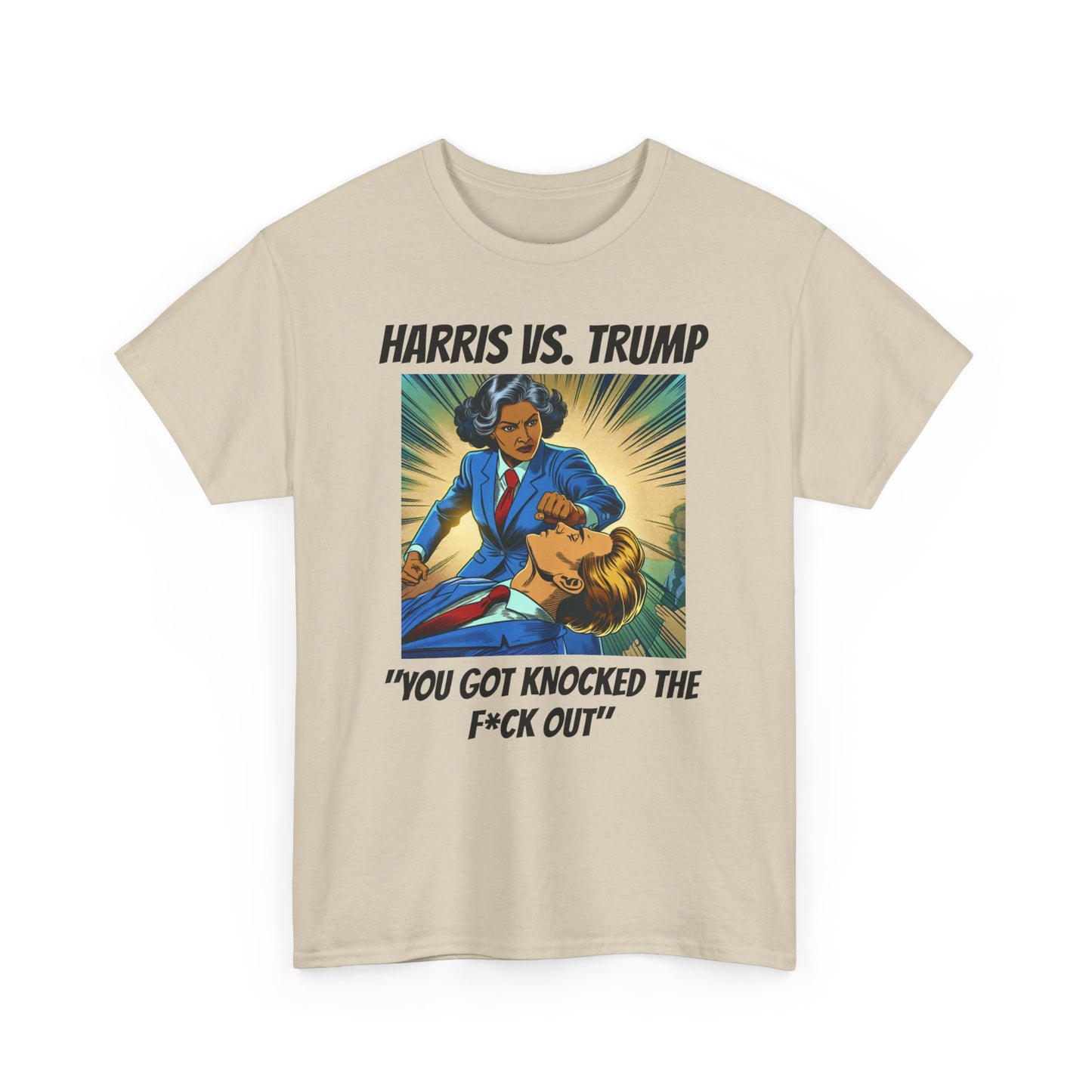 Harris vs Trump Unisex Heavy Cotton Tee