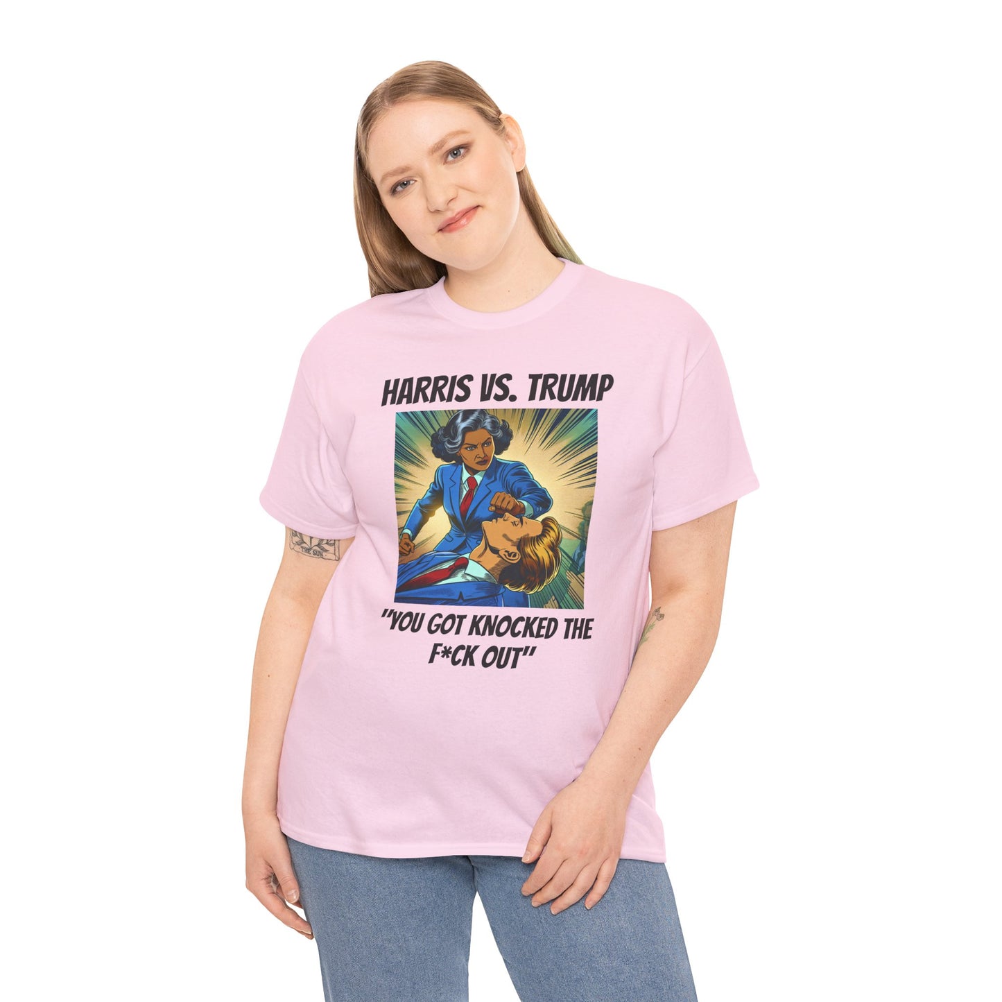 Harris vs Trump Unisex Heavy Cotton Tee