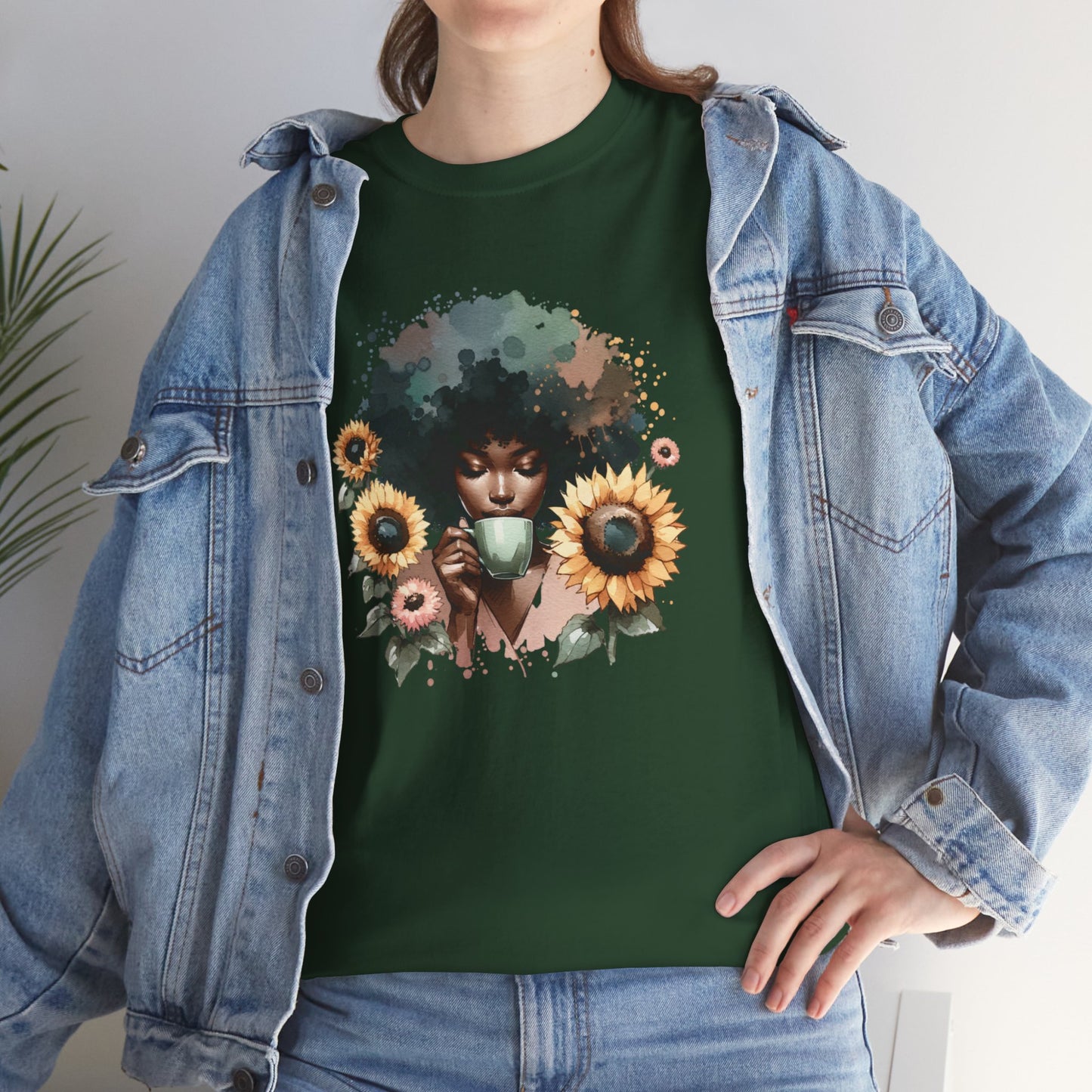 Sunflowers And Coffee T-Shirt