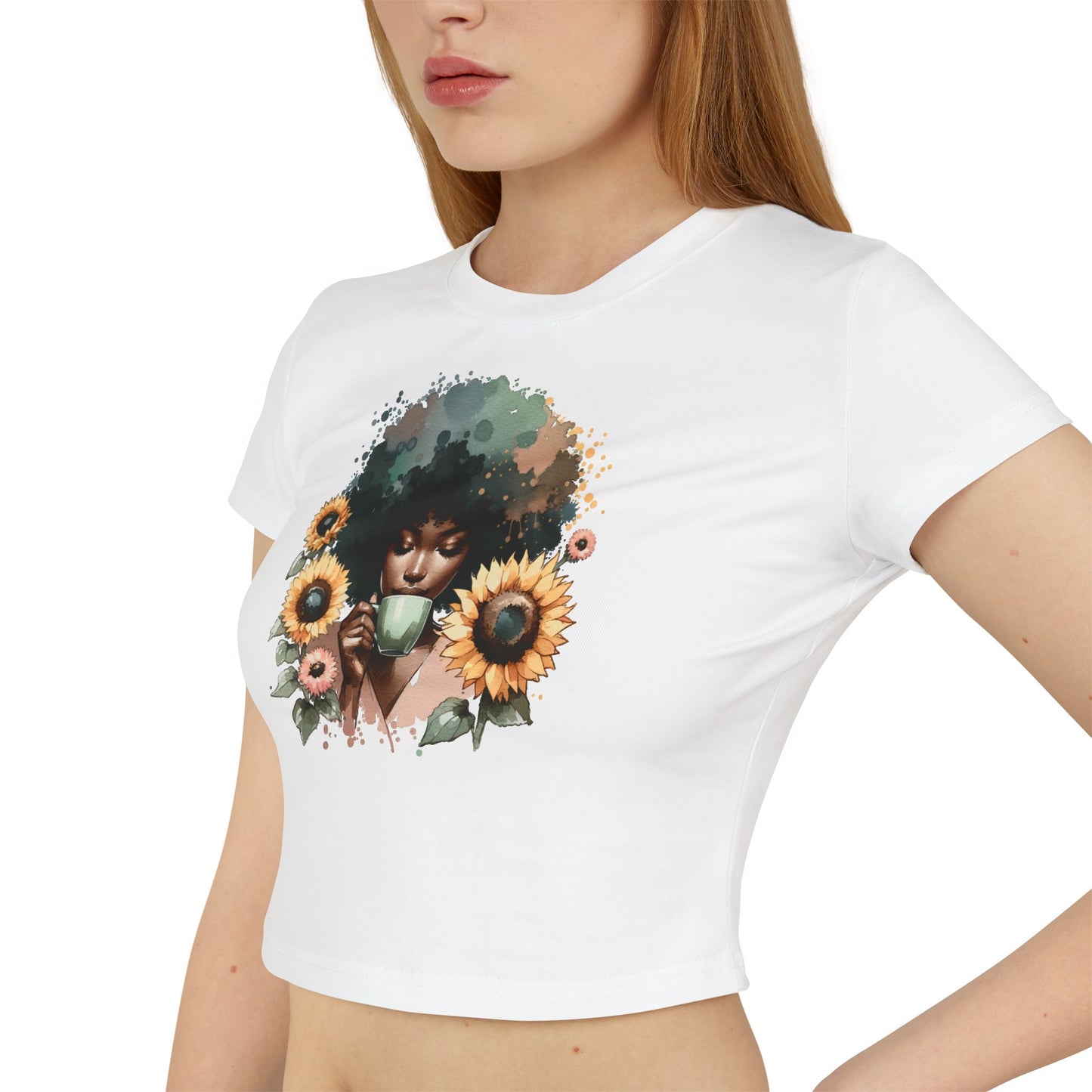 Sunflowers And Coffee T-Shirt for Women