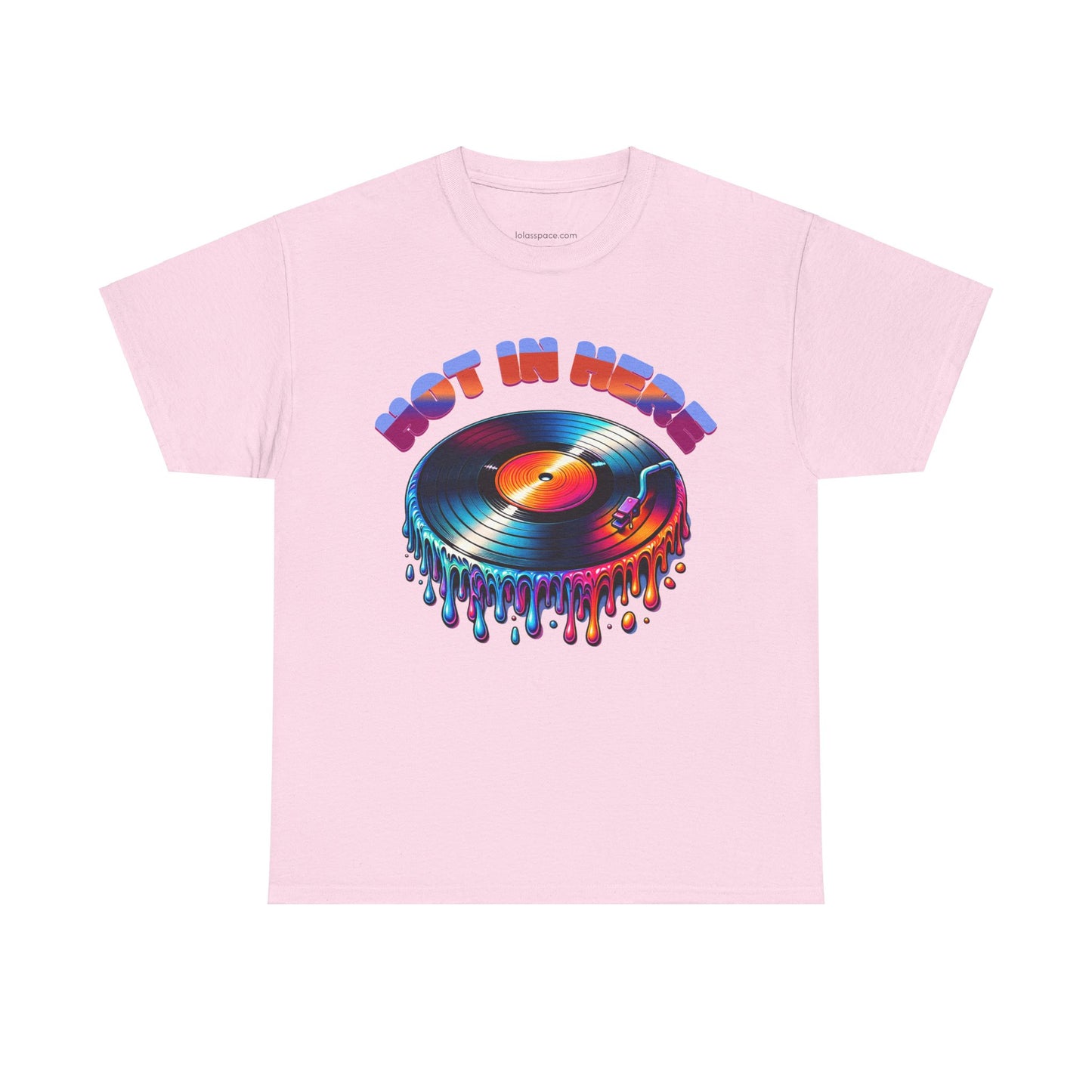 Hot In Here Melting Record Unisex Heavy Cotton Tee