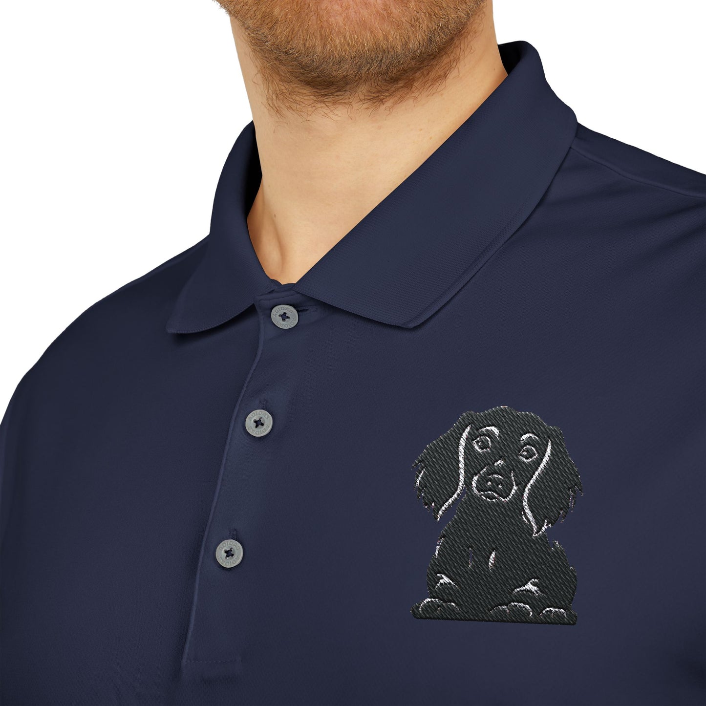 adidas Performance Polo Shirt - Lola's Space Design, Unisex